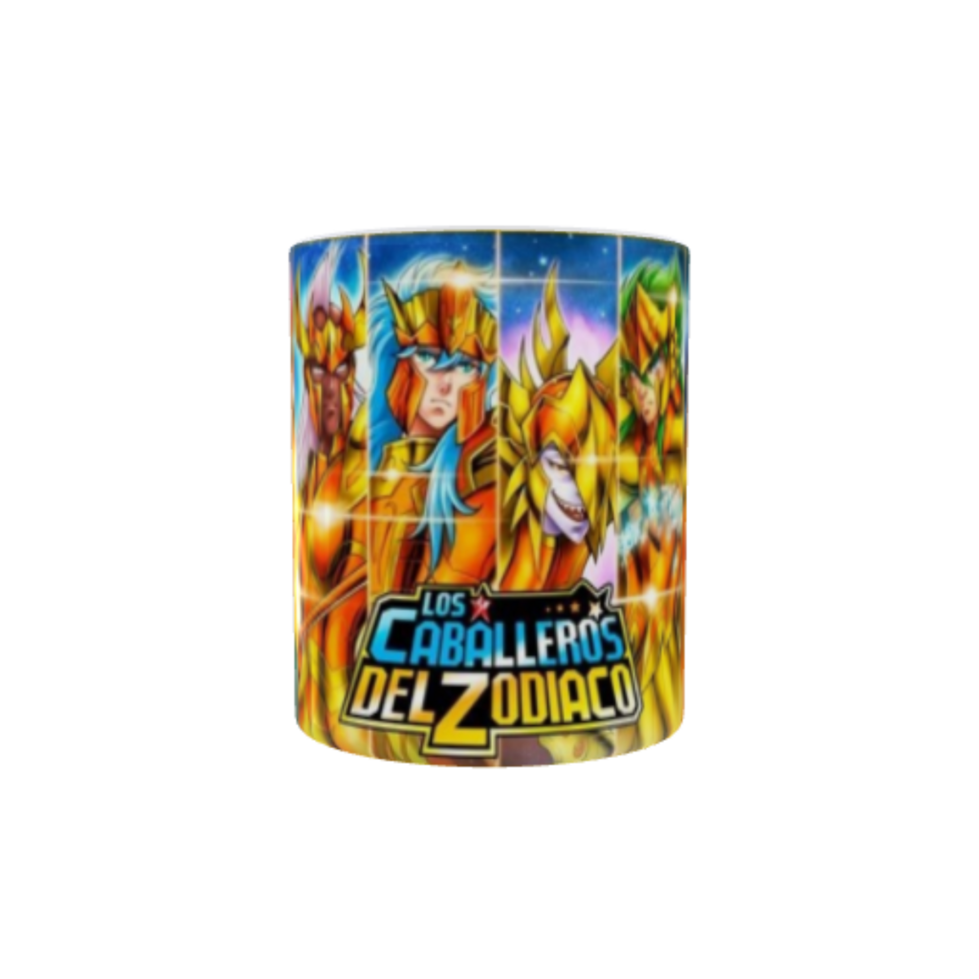Taza Cerámica Caballeros del Zodiaco – Armaduras de Oro - 1
