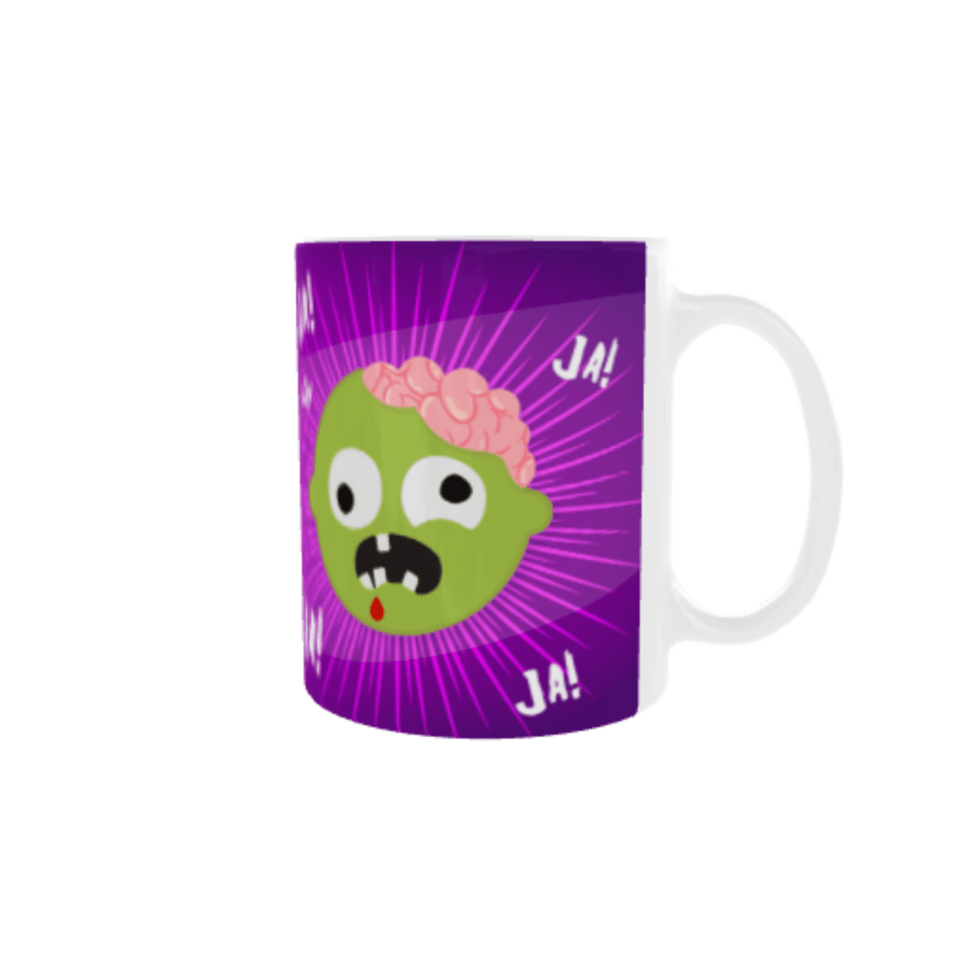 Taza Zombie – Me Gustan los Cerebros, pero el Sentido del Humor También es Impor - 4