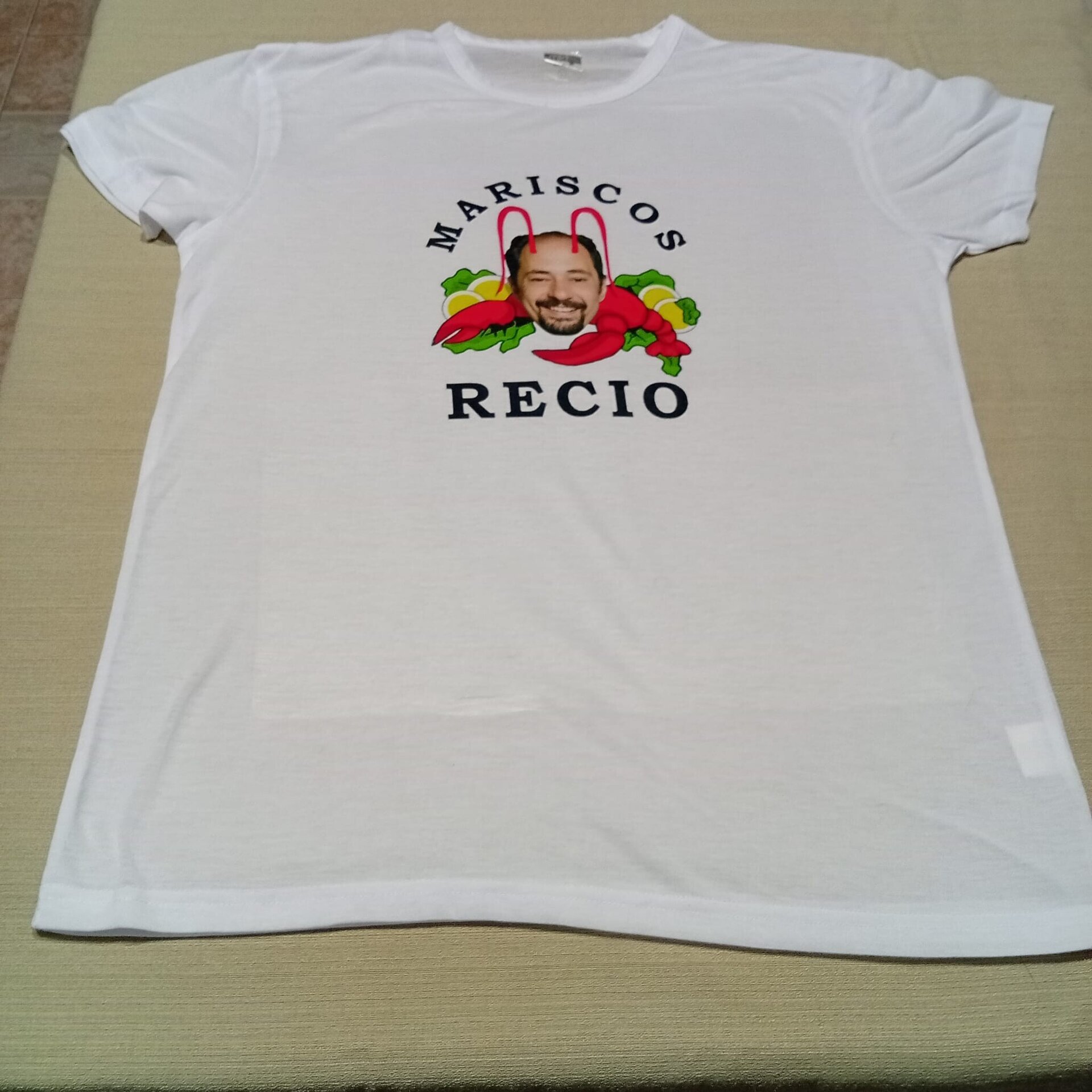 Camiseta Mariscos Recio blanca – Manga corta - 5