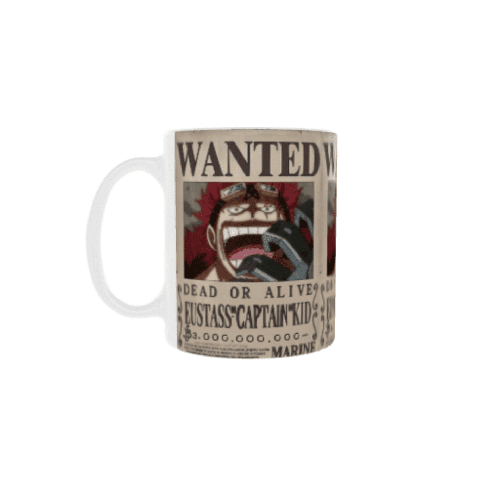 Taza Cartel Wanted Se Busca Eustass Kid – One Piece - 1