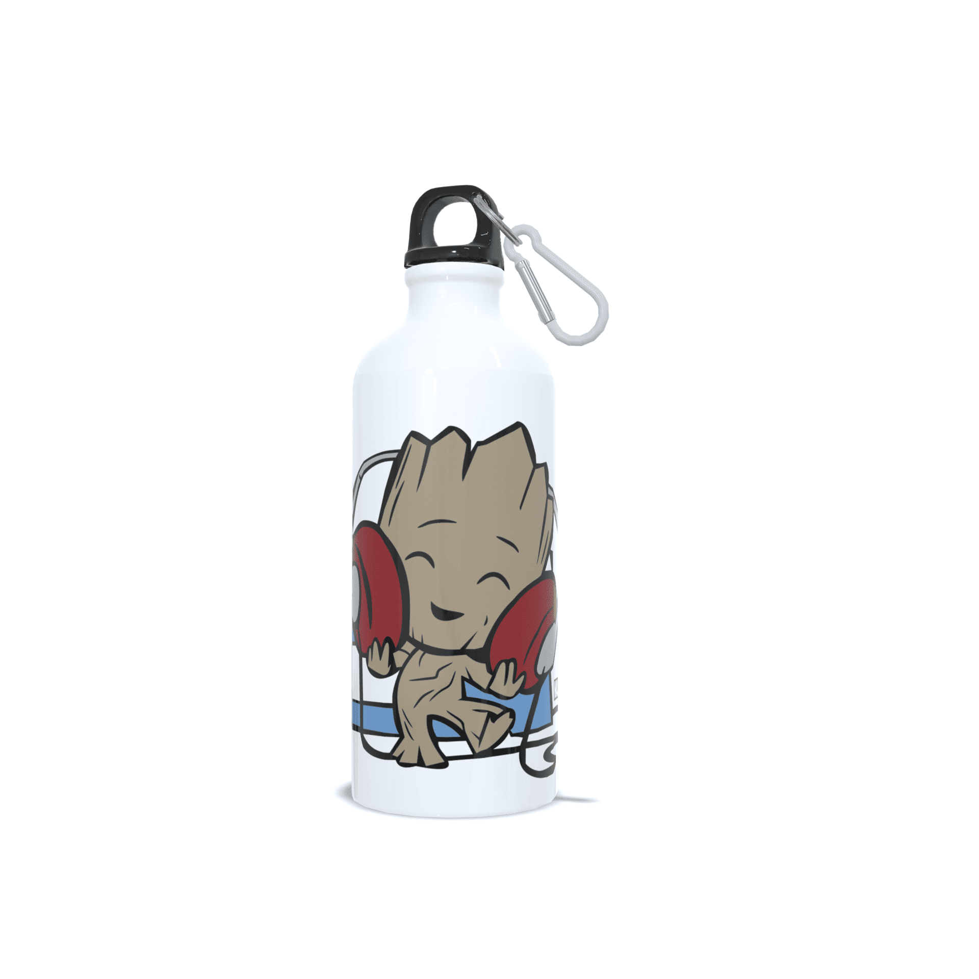 Botella de Aluminio Baby Groot con Auriculares - 1