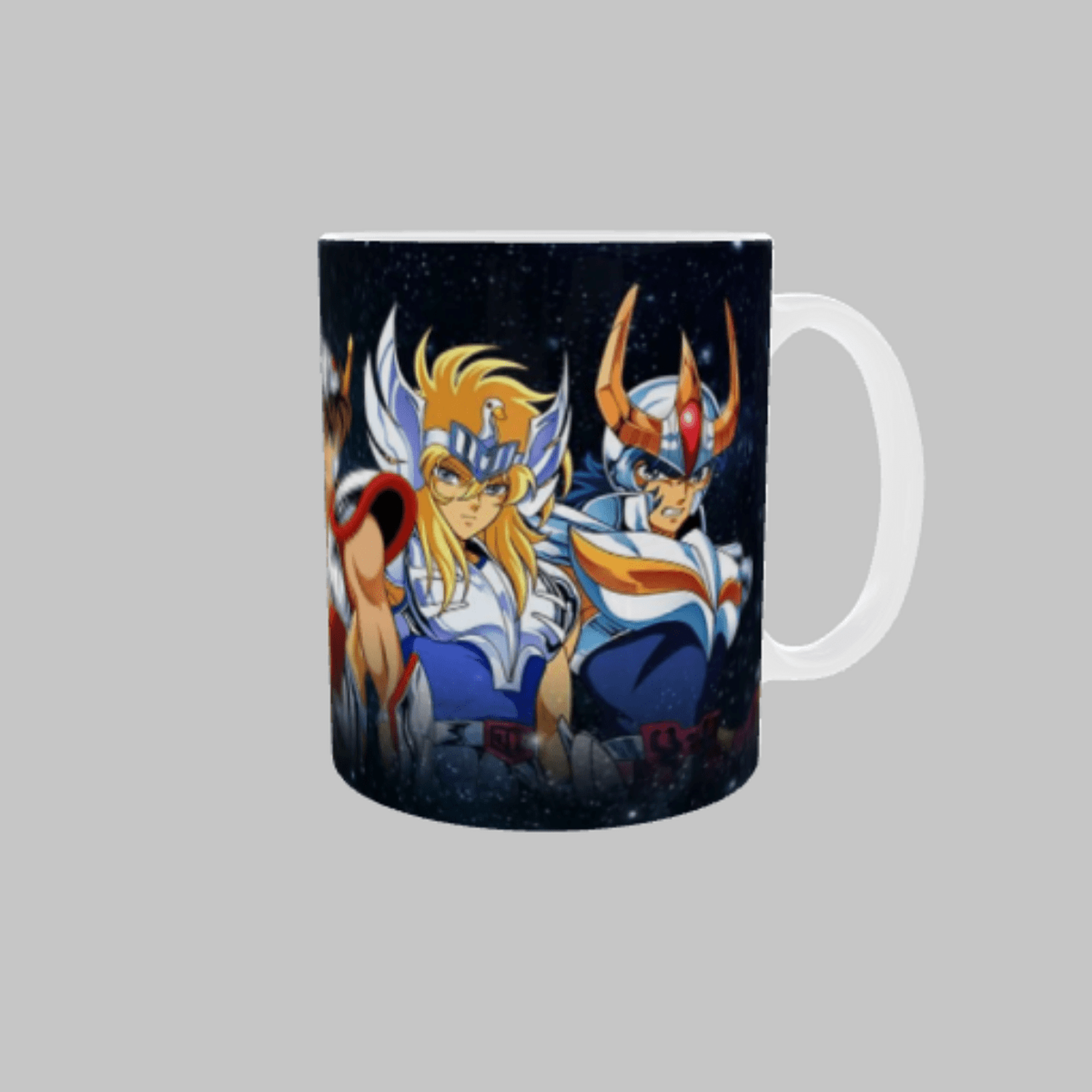 Taza Personajes Caballeros del Zodiaco - 3