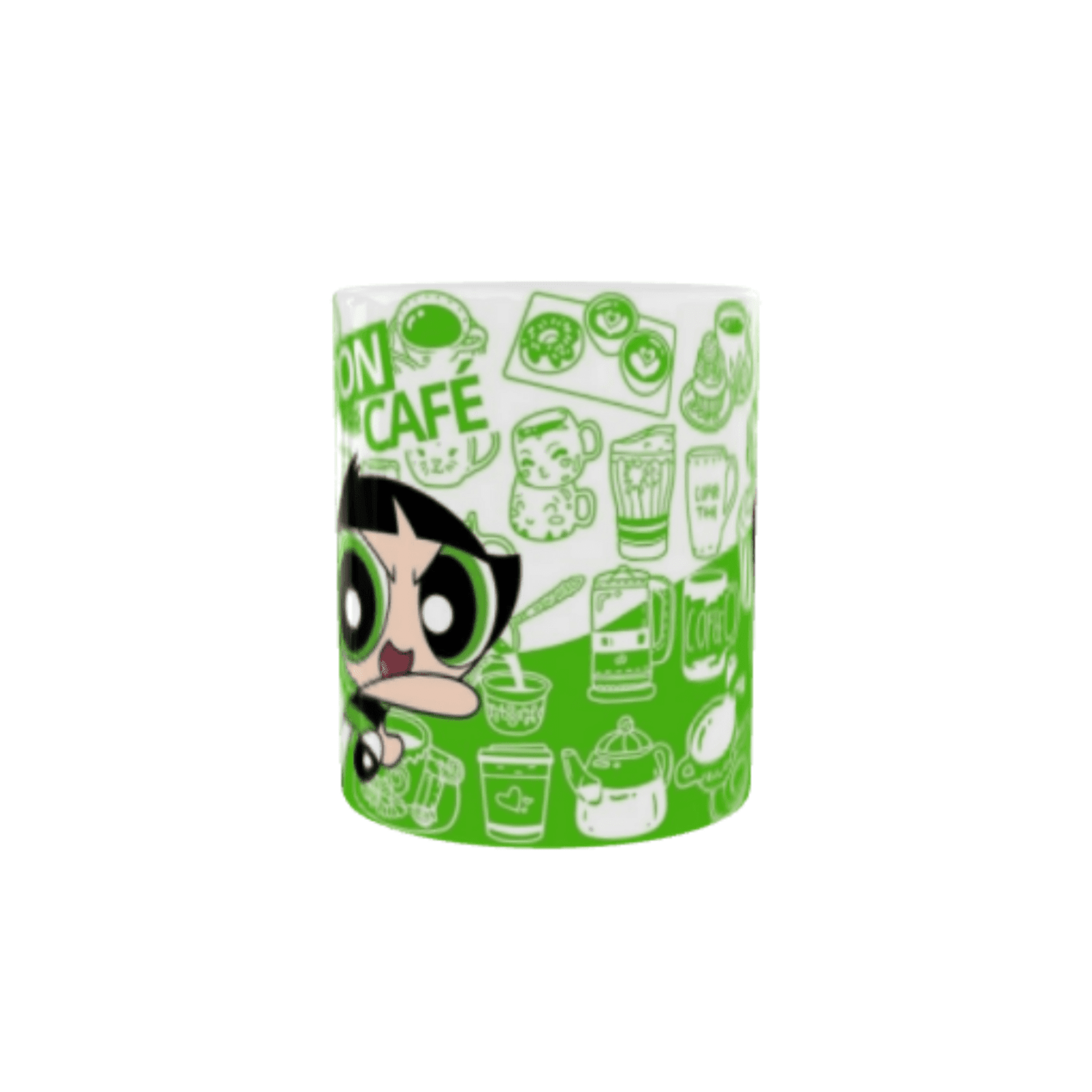 Taza "Cactus con café / sin café" – Las Supernenas - 2