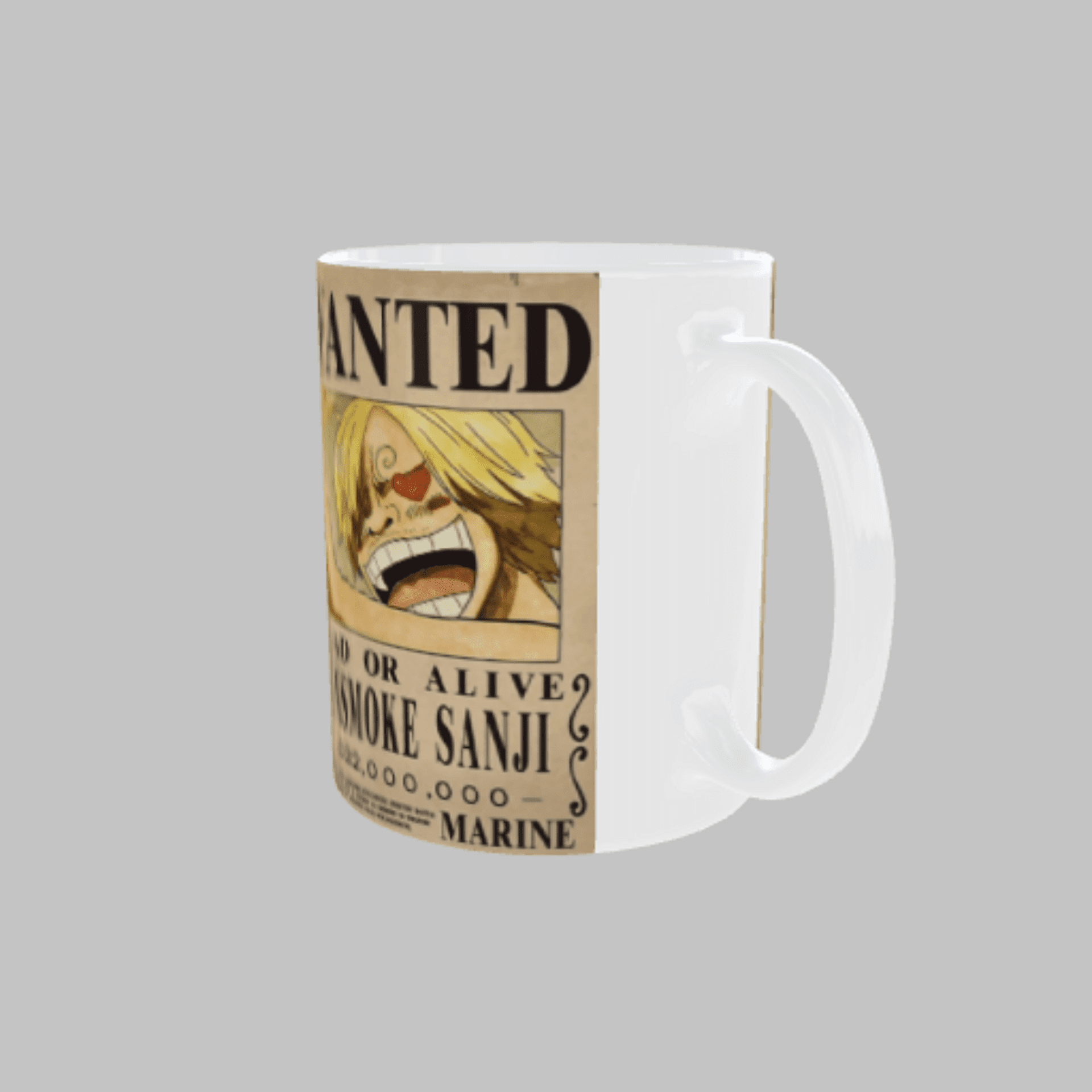 Taza “Wanted Se Busca Vinsmoke Sanji” – One Piece Nueva Recompensa - 4