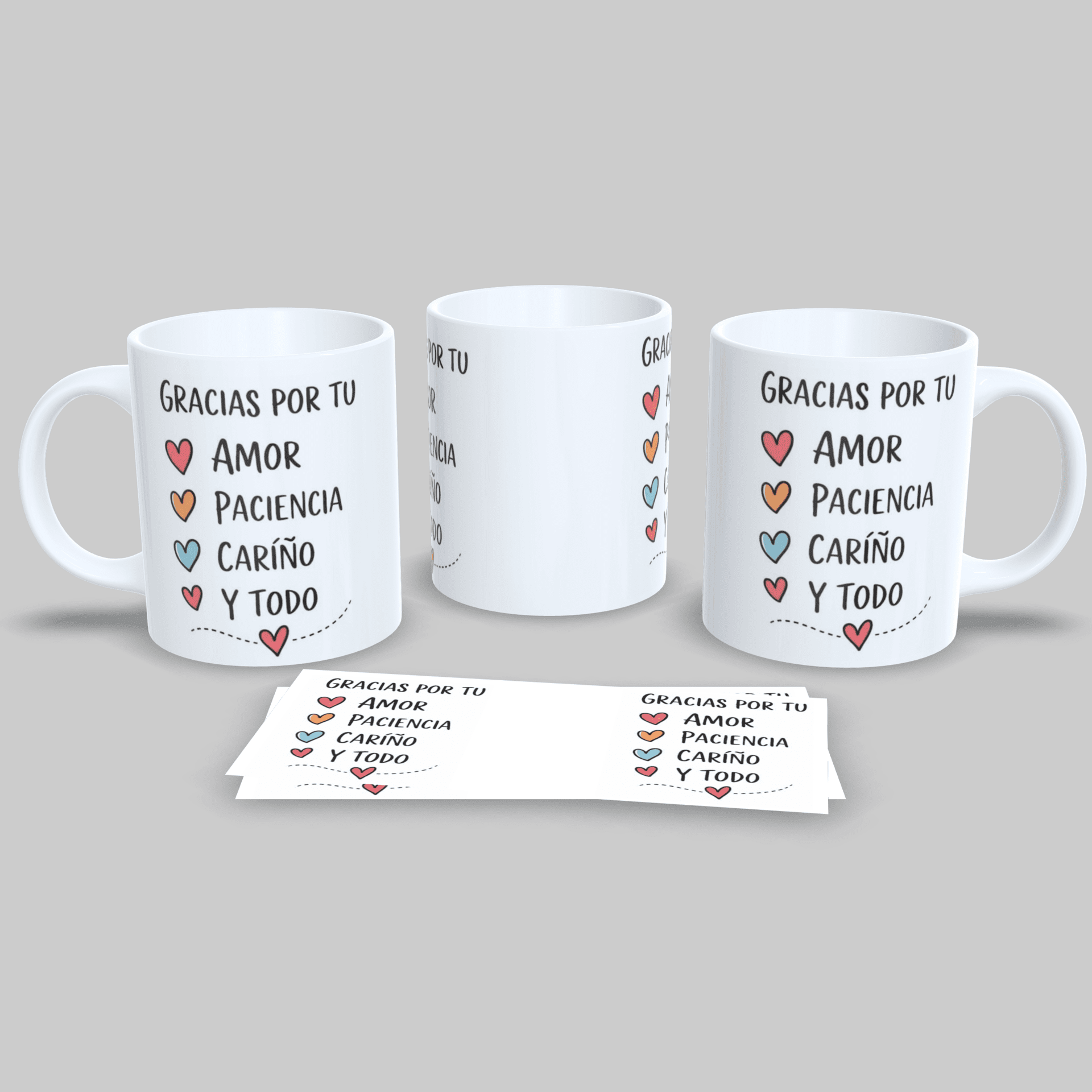Taza “Gracias por tu Amor, Paciencia, Cariño y Todo” - 1