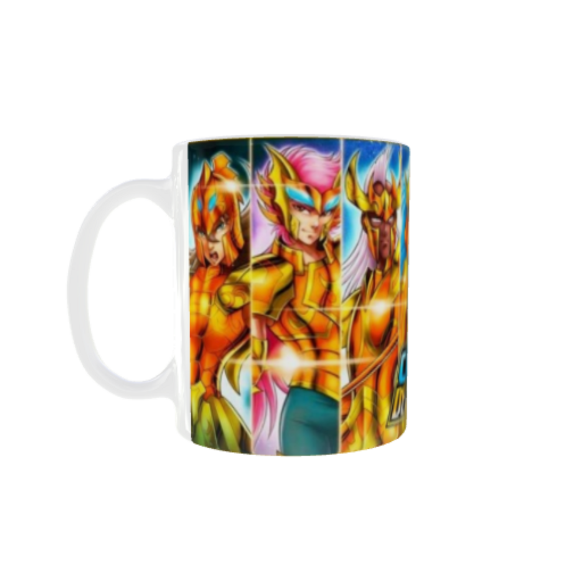 Taza Cerámica Caballeros del Zodiaco – Armaduras de Oro - 4
