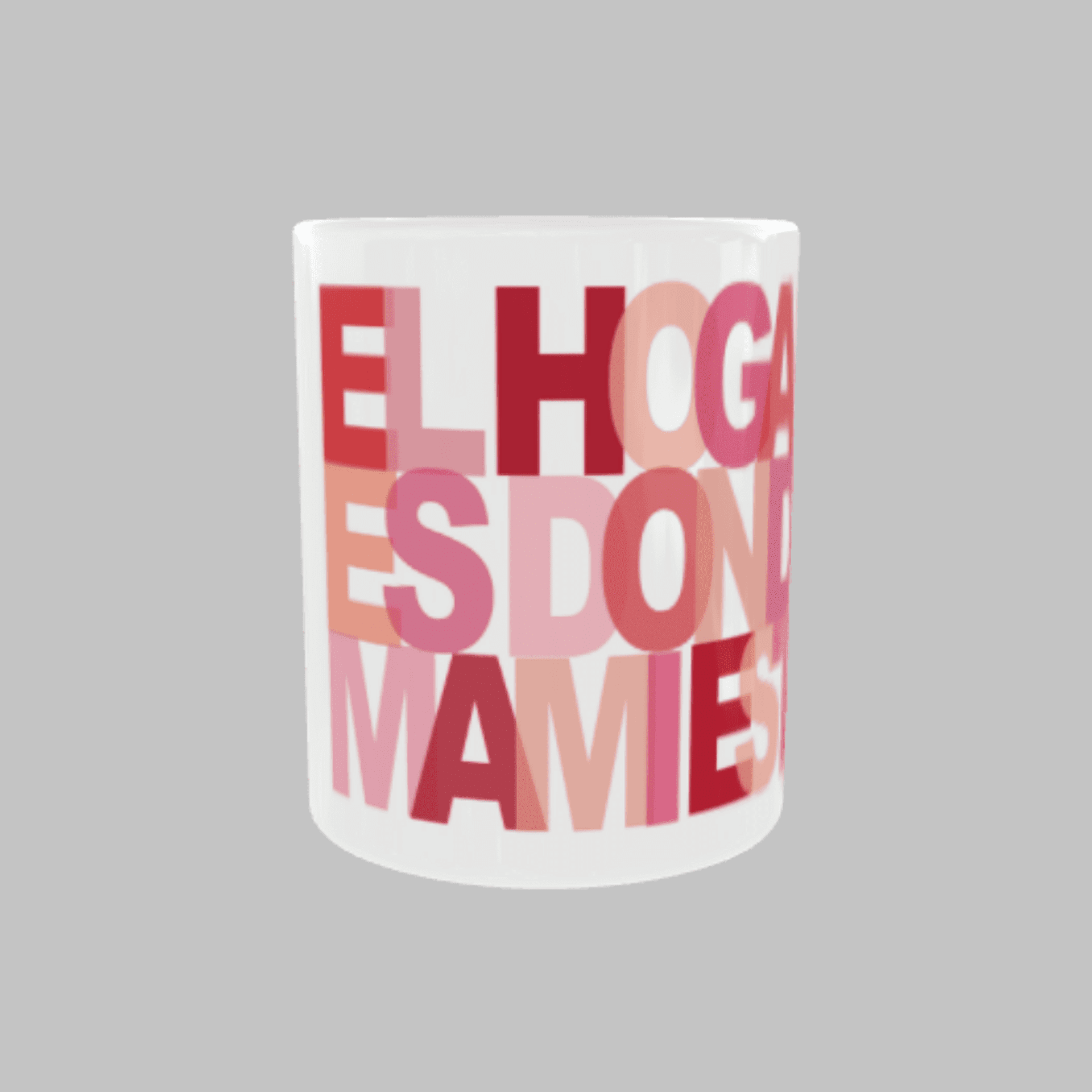Taza “El Hogar es Donde Mami Está” - 1