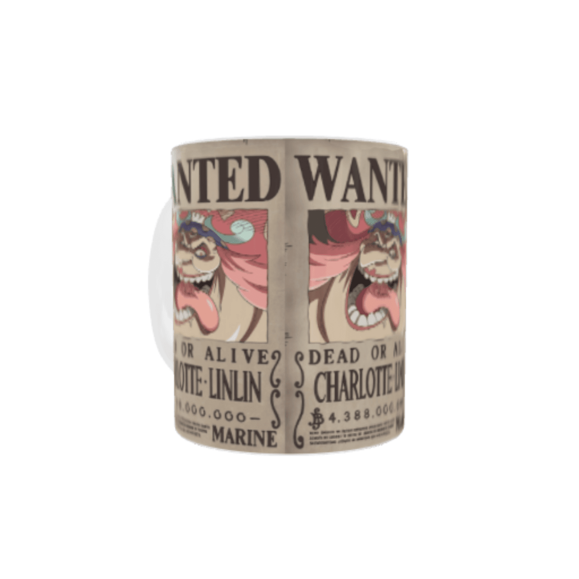 Taza Cartel Wanted – Charlotte Linlin "Big Mom" | One Piece - 2