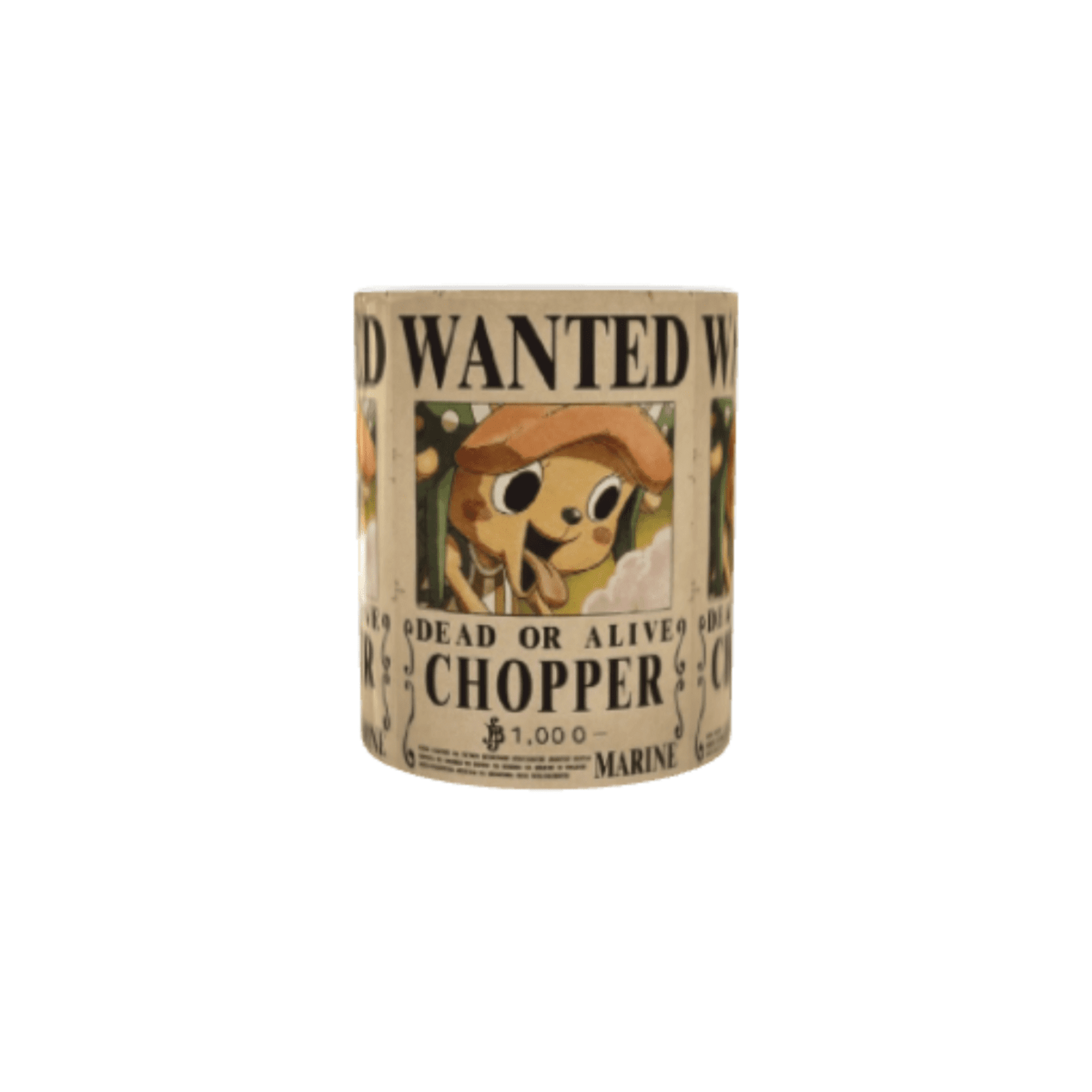 Taza Cartel Wanted Se Busca Chopper – Nueva Recompensa – One Piece - 3