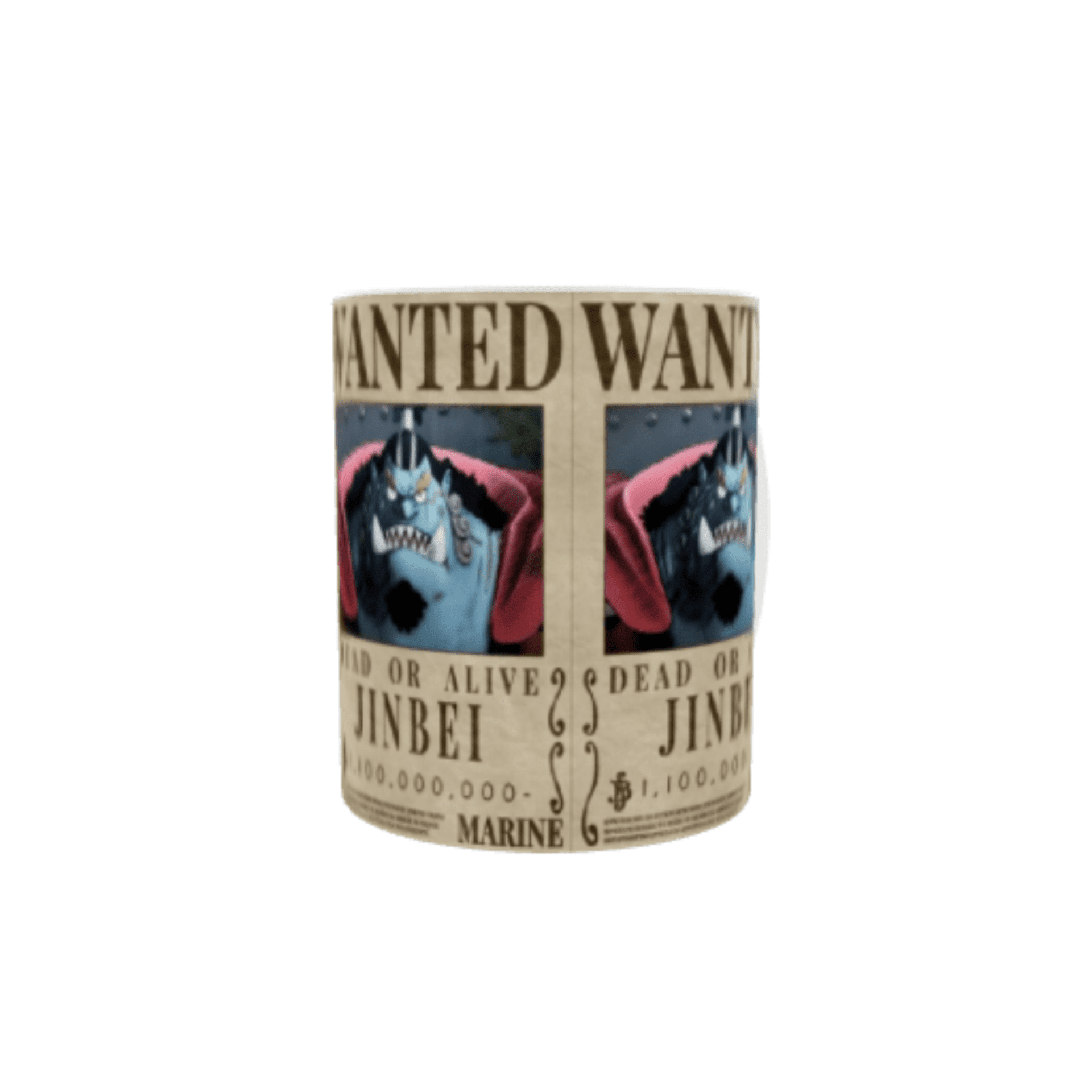 Taza “Wanted Jinbe” – One Piece | Cartel de Se Busca del Caballero del Mar - 2