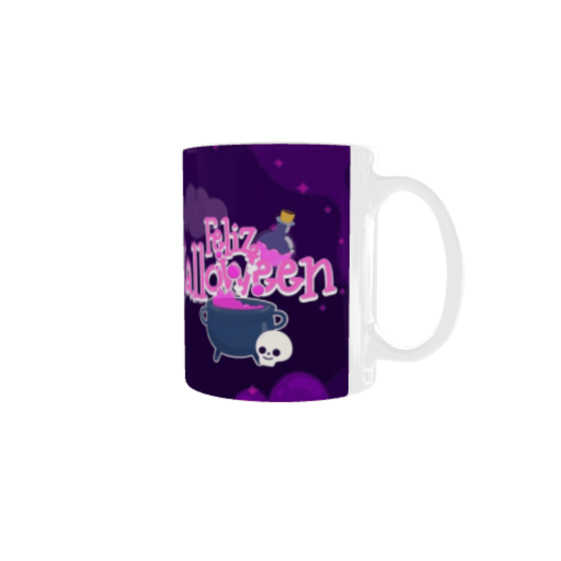 Taza “Feliz Halloween – Brujita y Araña” - 5
