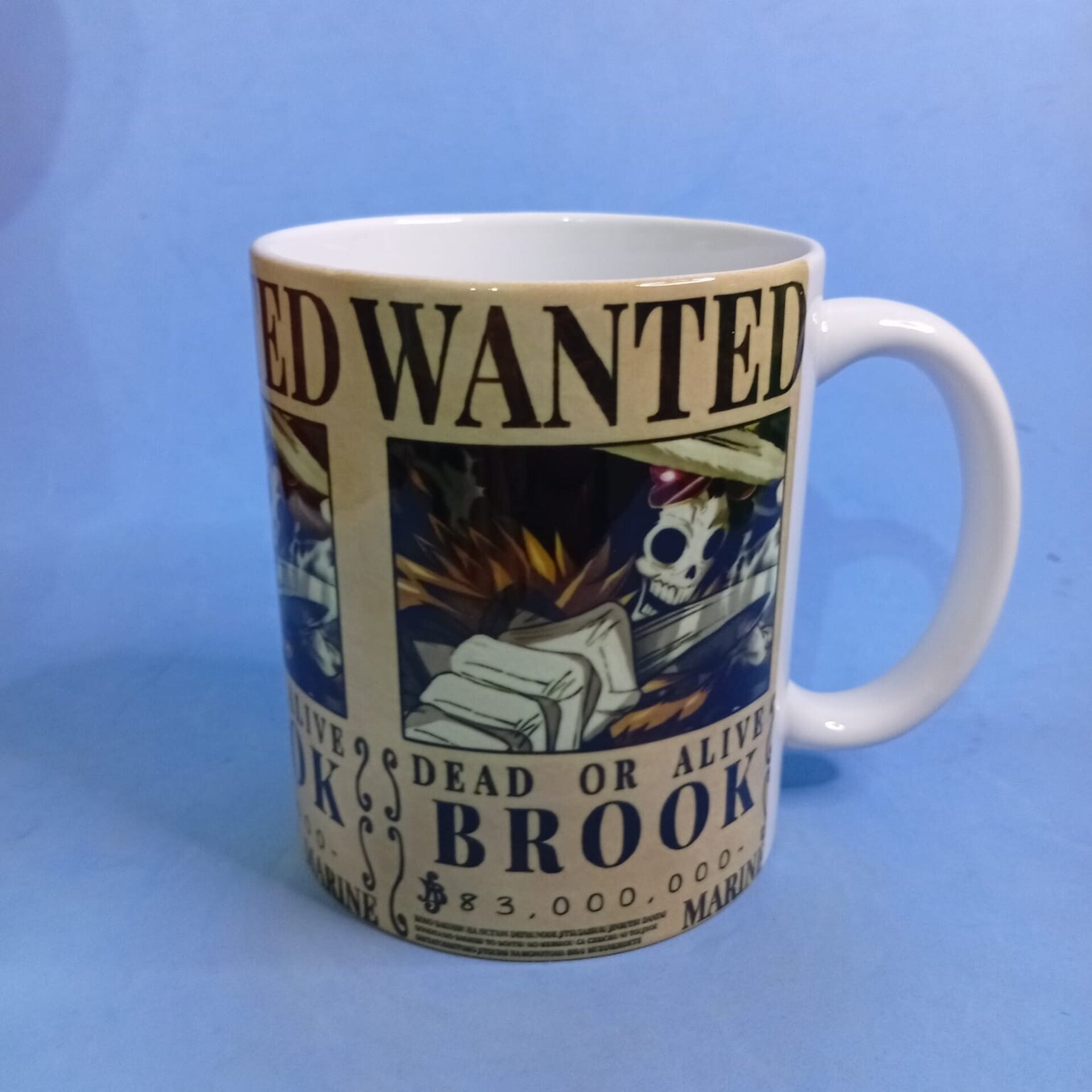 Taza Cartel Wanted – Se Busca Brook | One Piece - 3