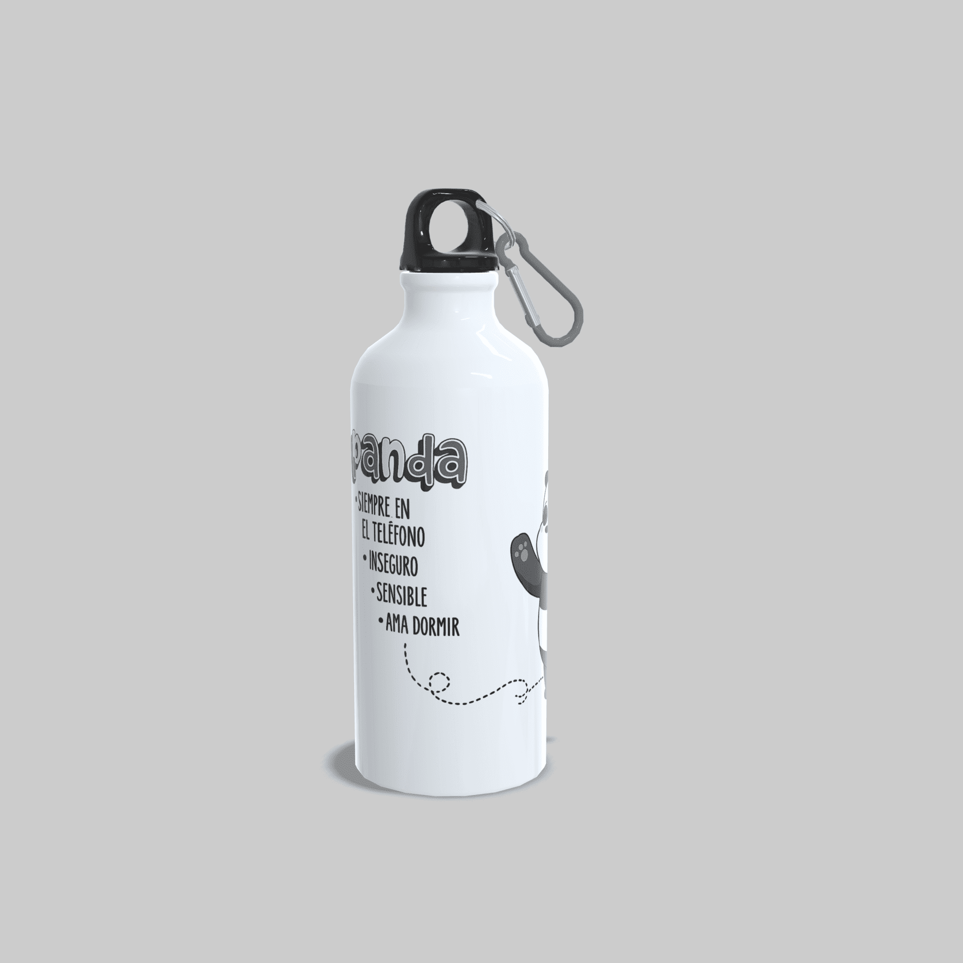 Botella de Agua Aluminio 800ml Somos Osos Panda, Pardo y Polar - 7