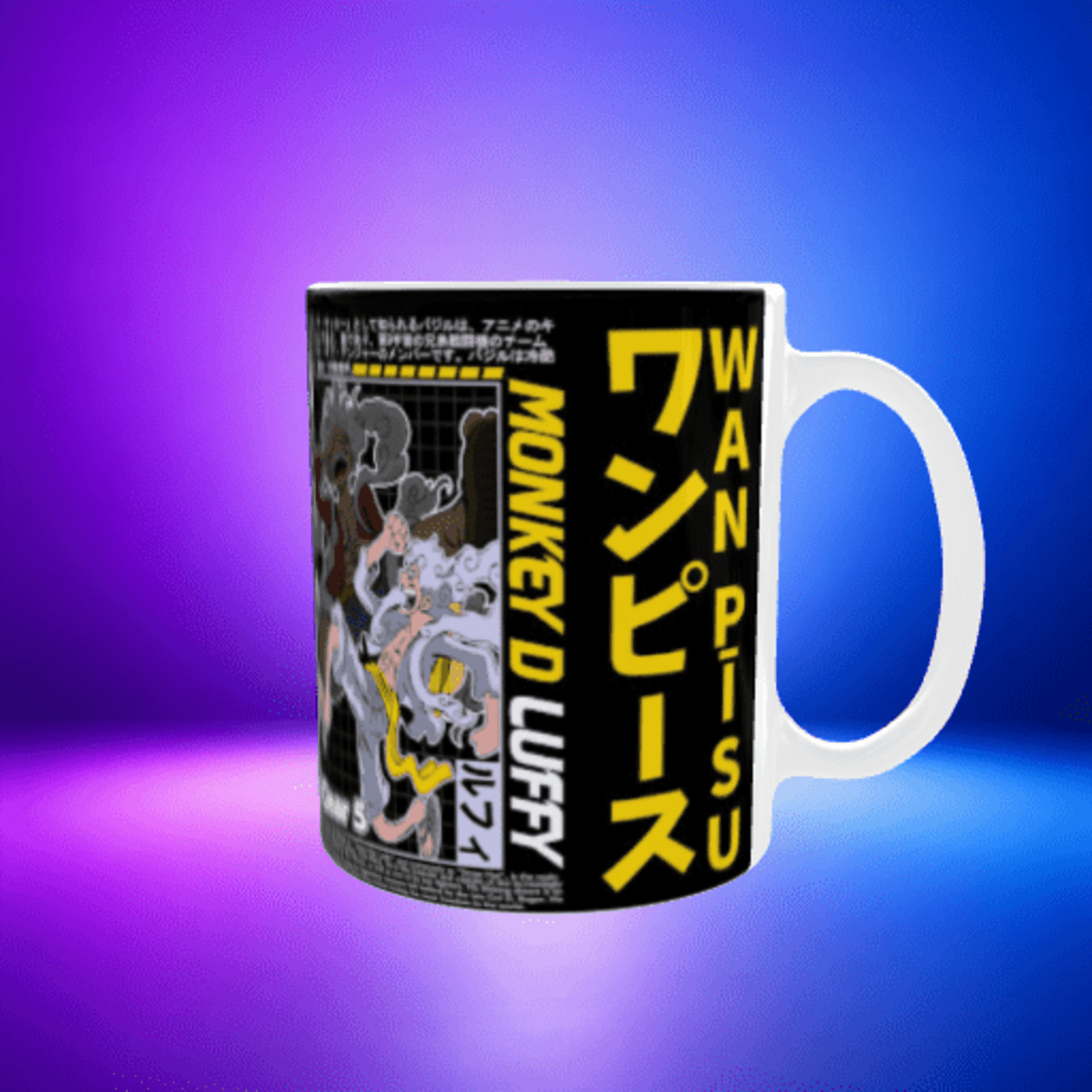 Taza Monkey D Luffy Gear 5 One Piece - 5