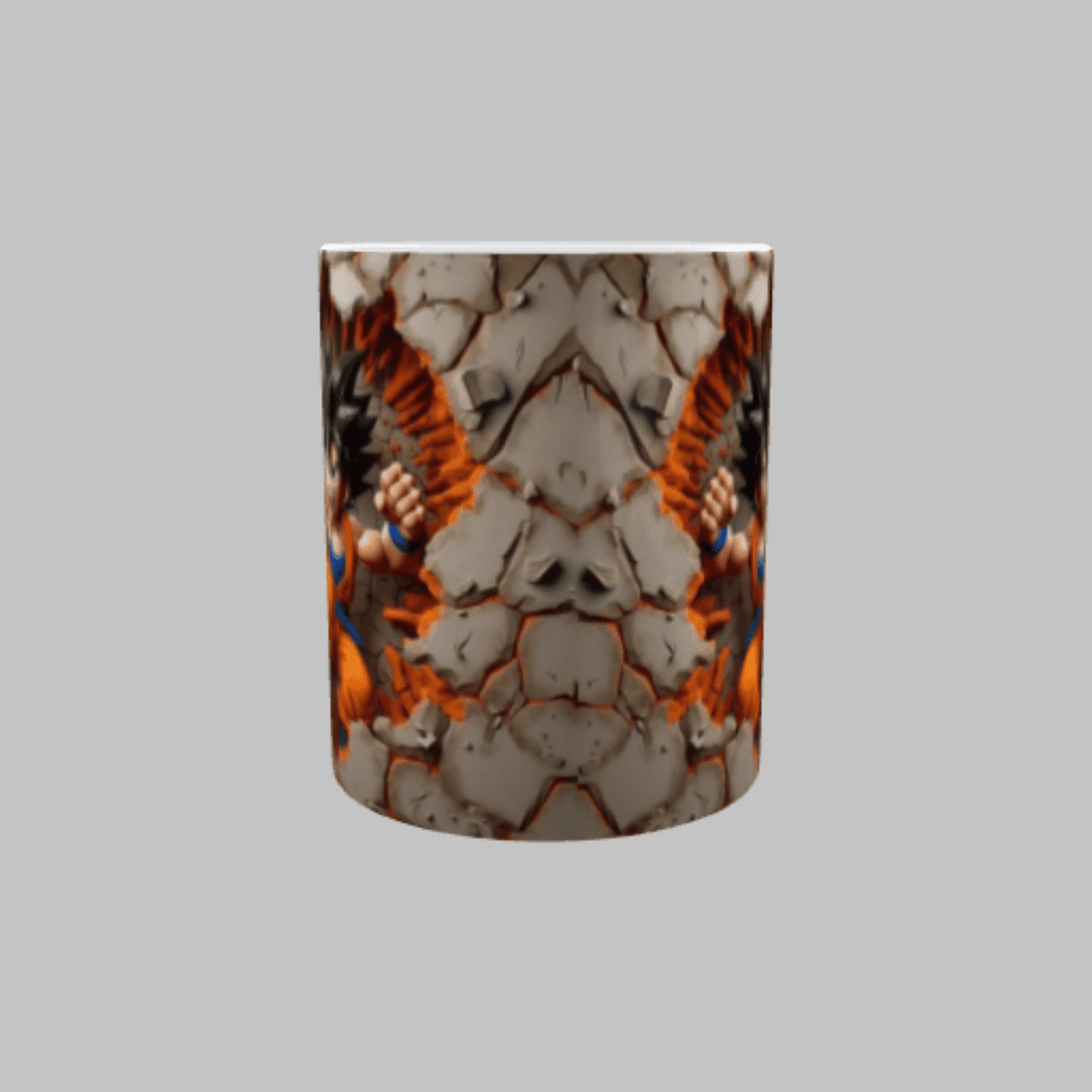 Taza Goku Rompiendo Muro - 4