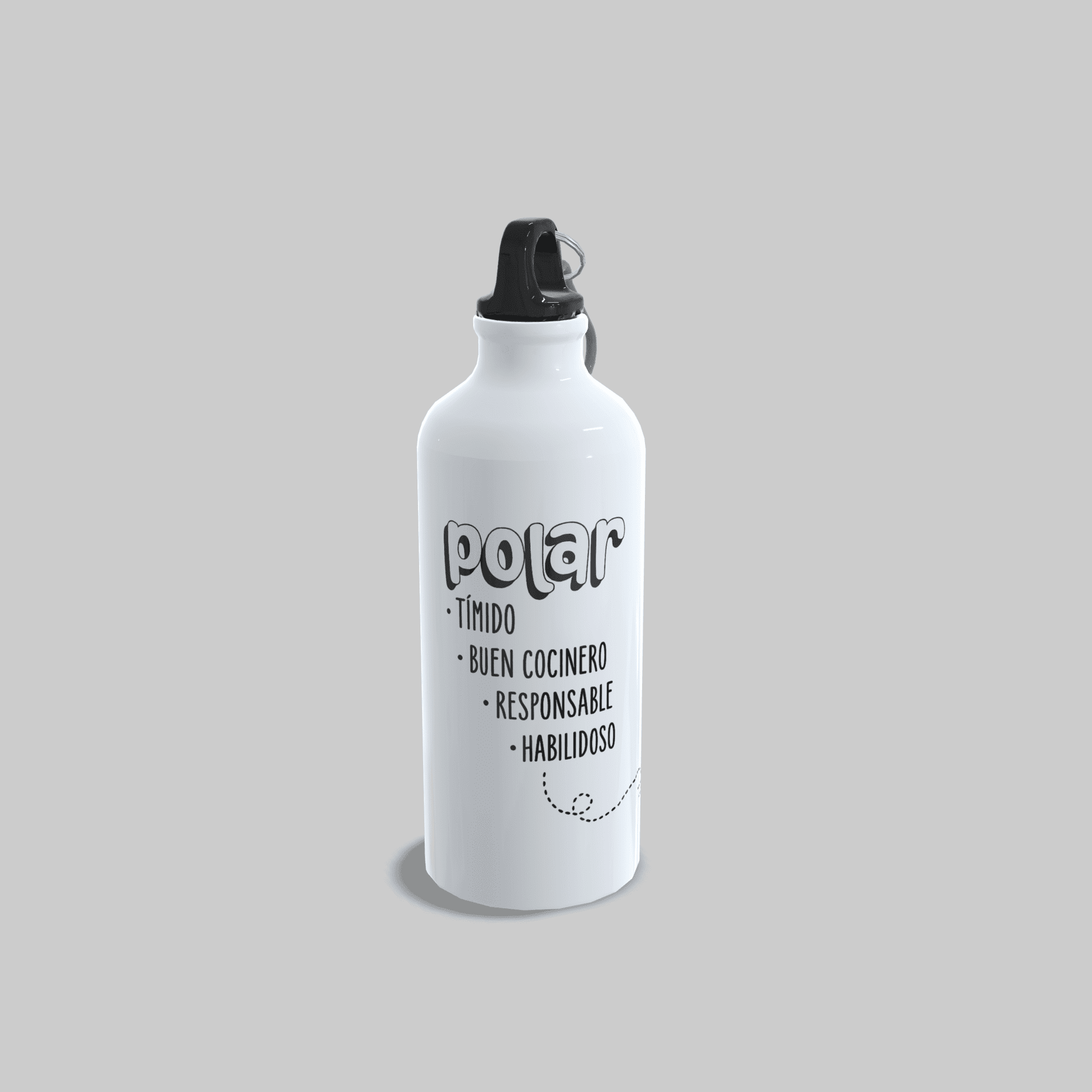 Botella de Agua Aluminio 800ml Somos Osos Panda, Pardo y Polar - 13