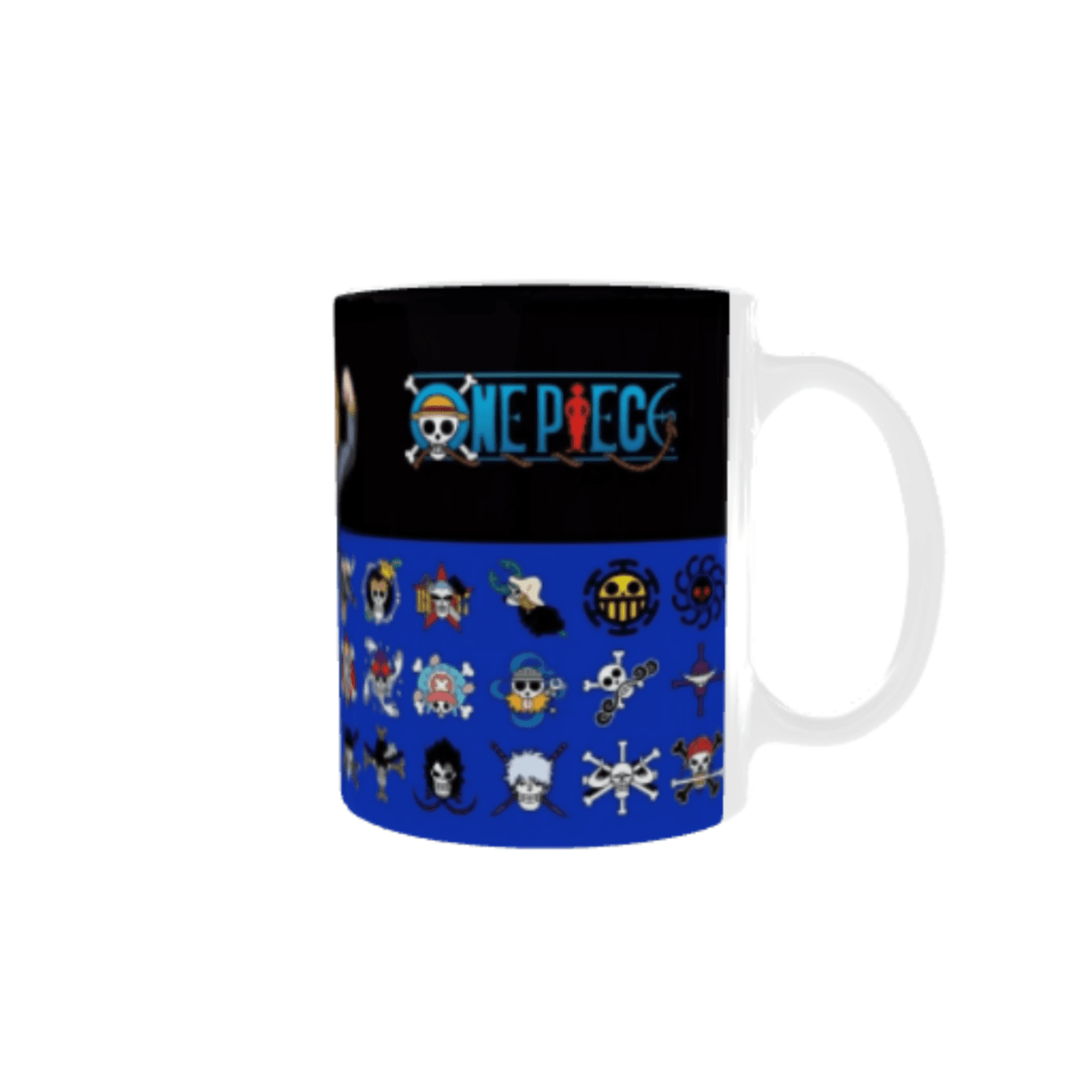Taza Sanji Chibi – One Piece | Diseño Pirata con Bandera y Actitud - 3