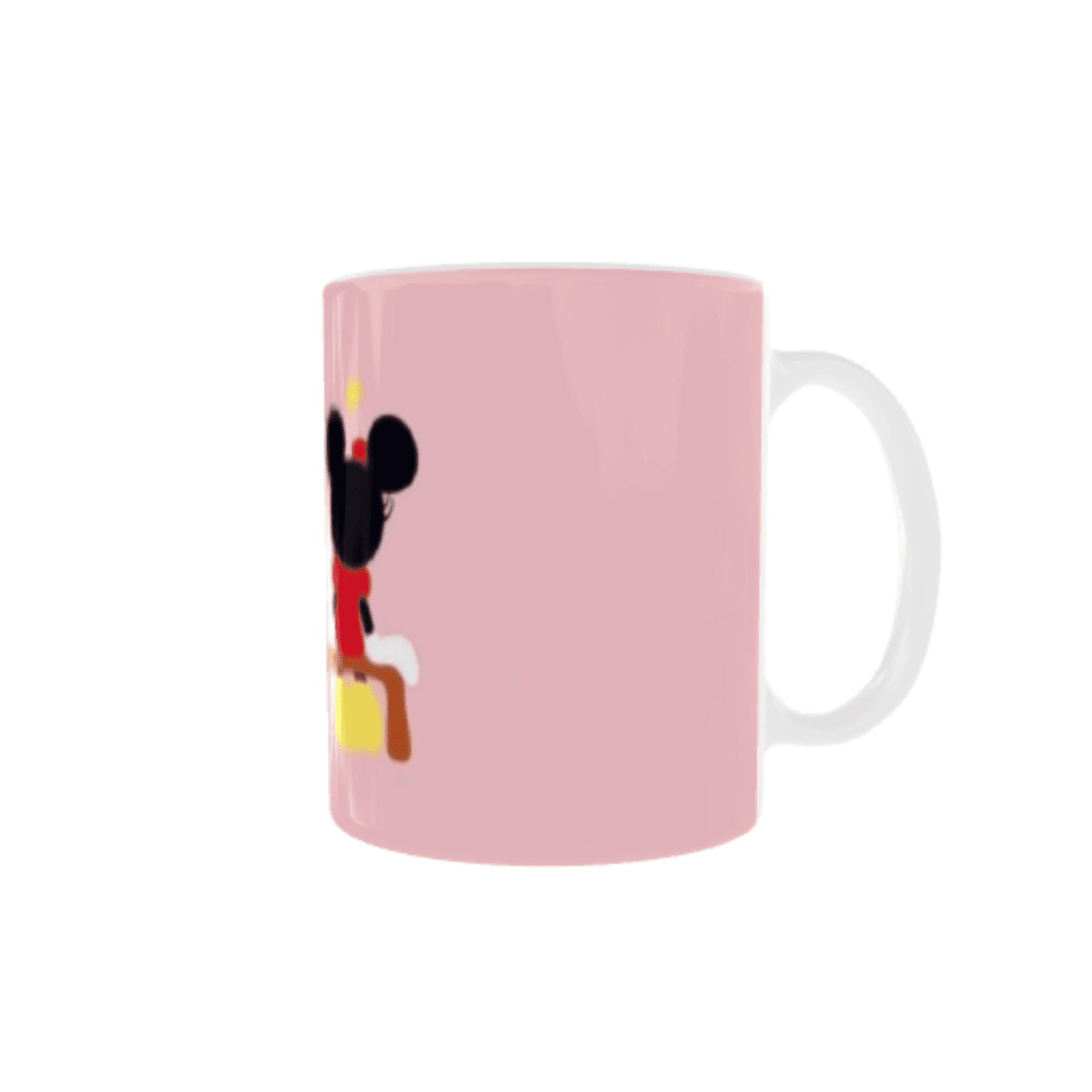 Taza Mickey y Minnie Mouse Rosa - 3