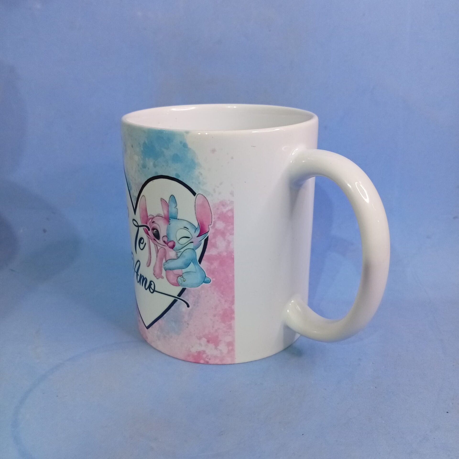 Taza de Stitch y Angel - 5