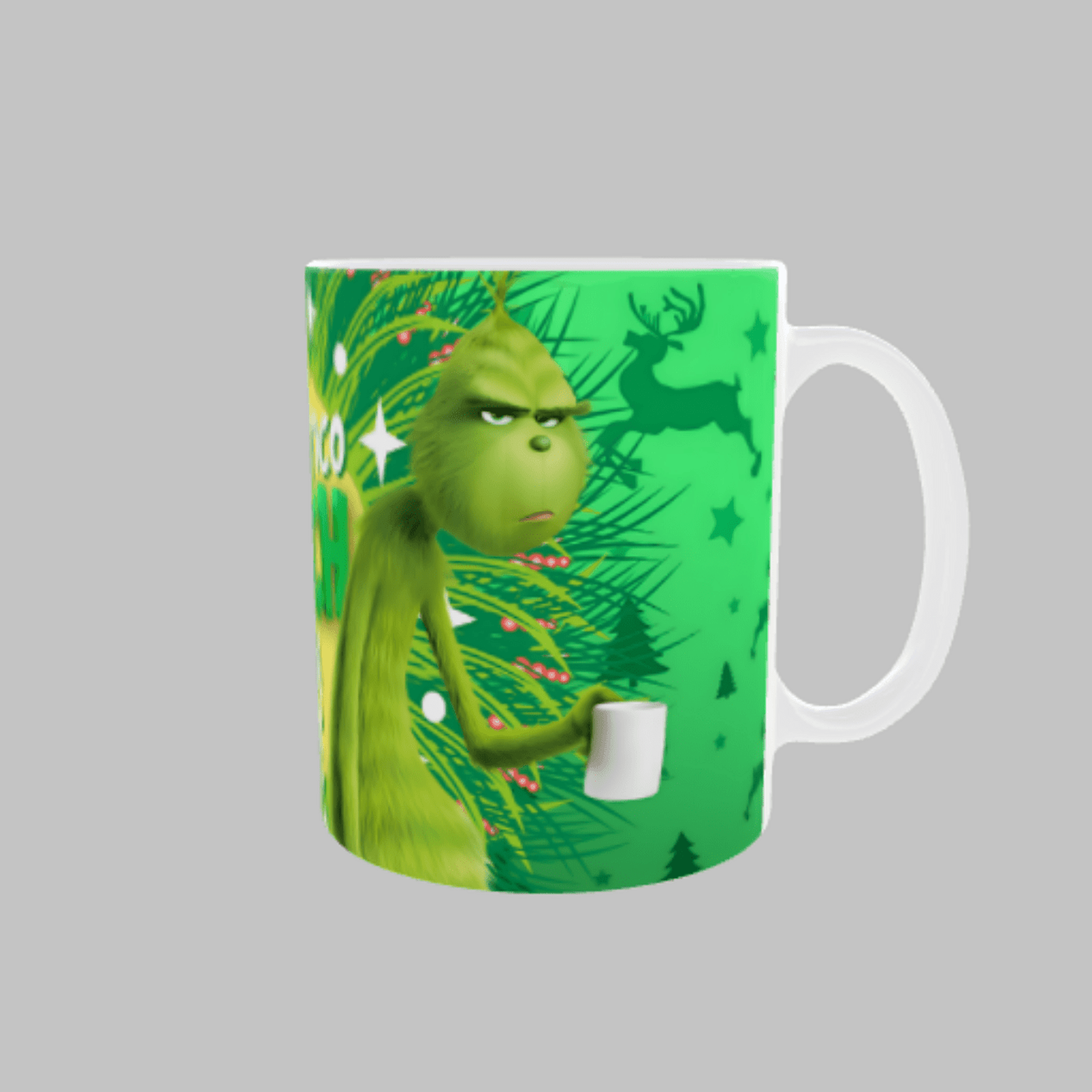 Taza “Soy un Auténtico Grinch Antes de mi Café” - 2