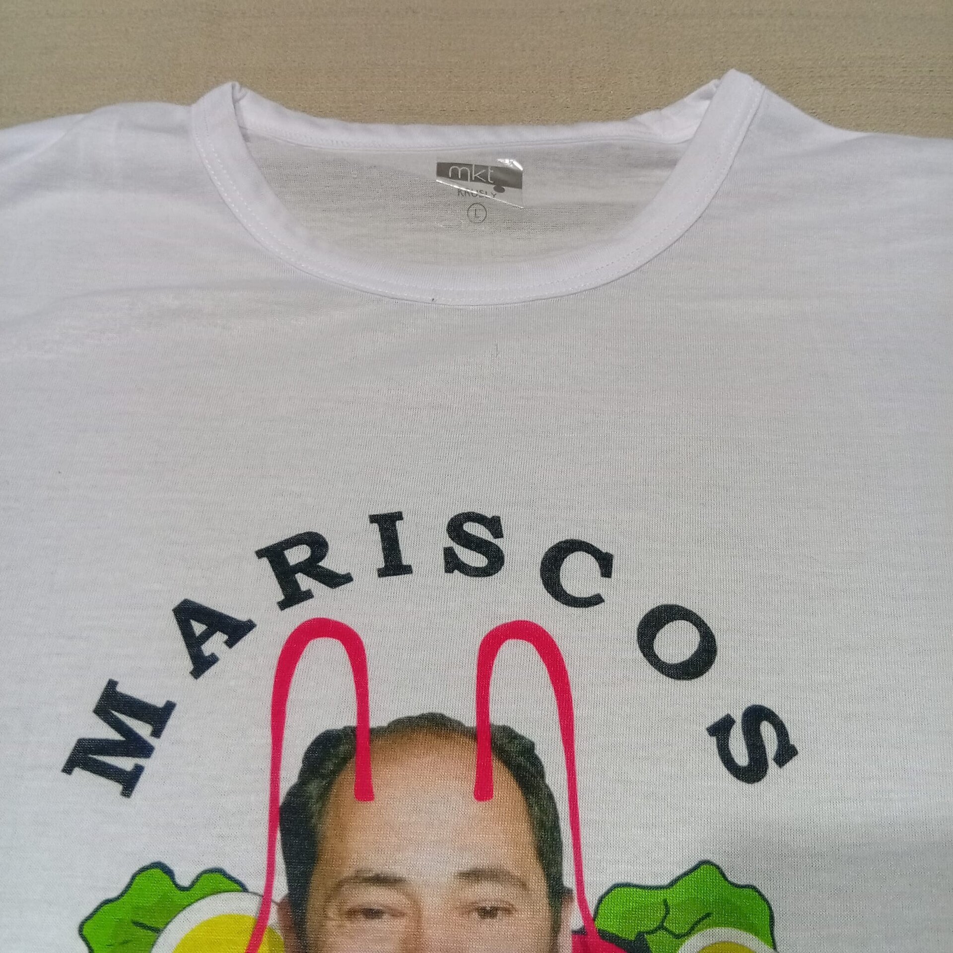 Camiseta Mariscos Recio blanca – Manga corta - 3