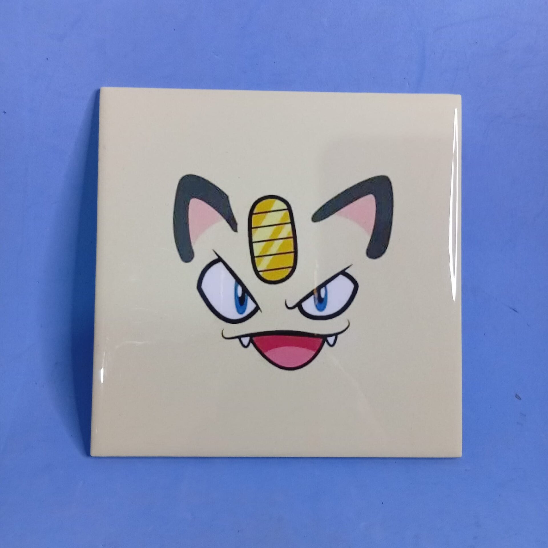 Azulejo Decorativo Meowth Pokémon – Decoración Friki y Original - 2