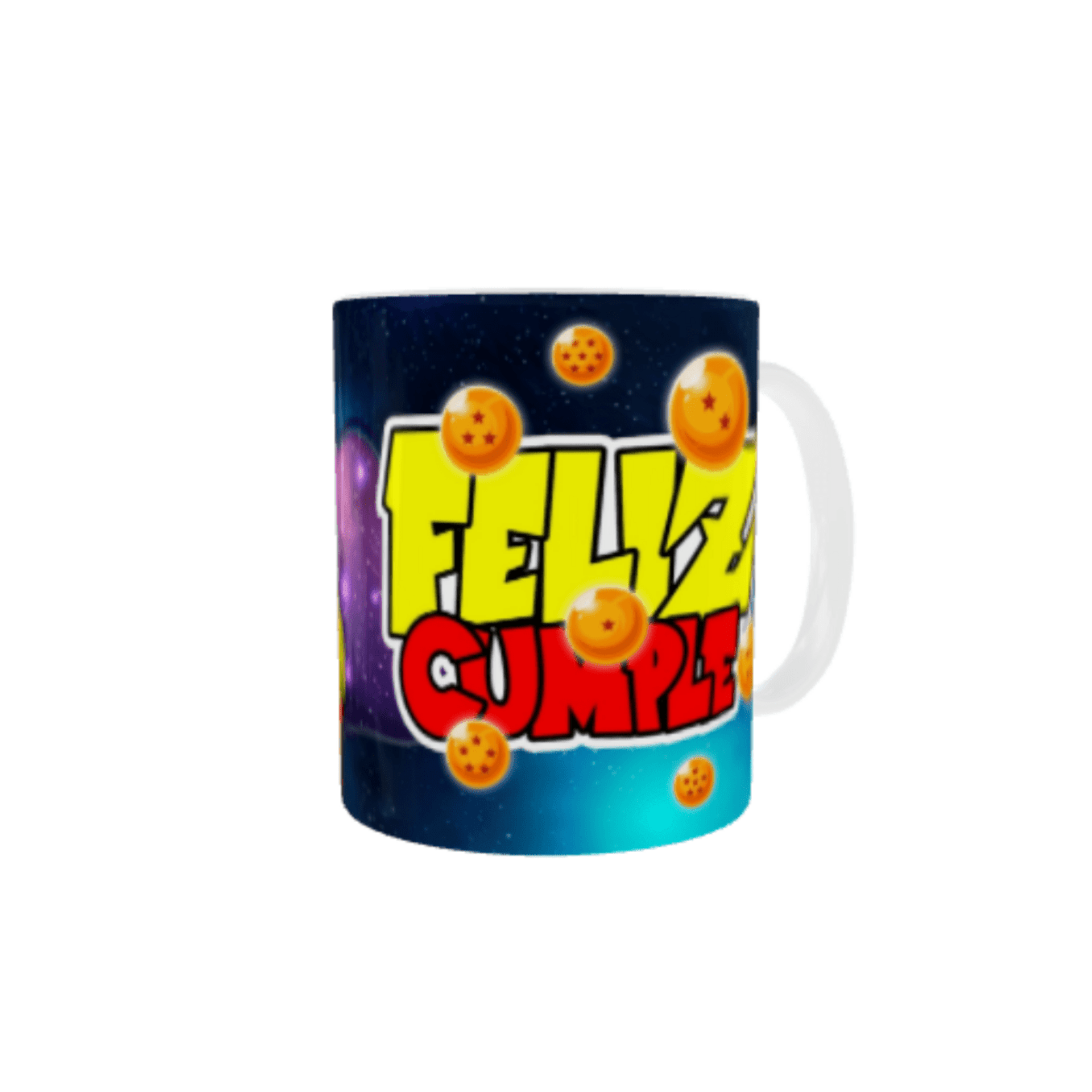 Taza Dragon Ball Cumpleaños – Goku Red Super Saiyan God - 3