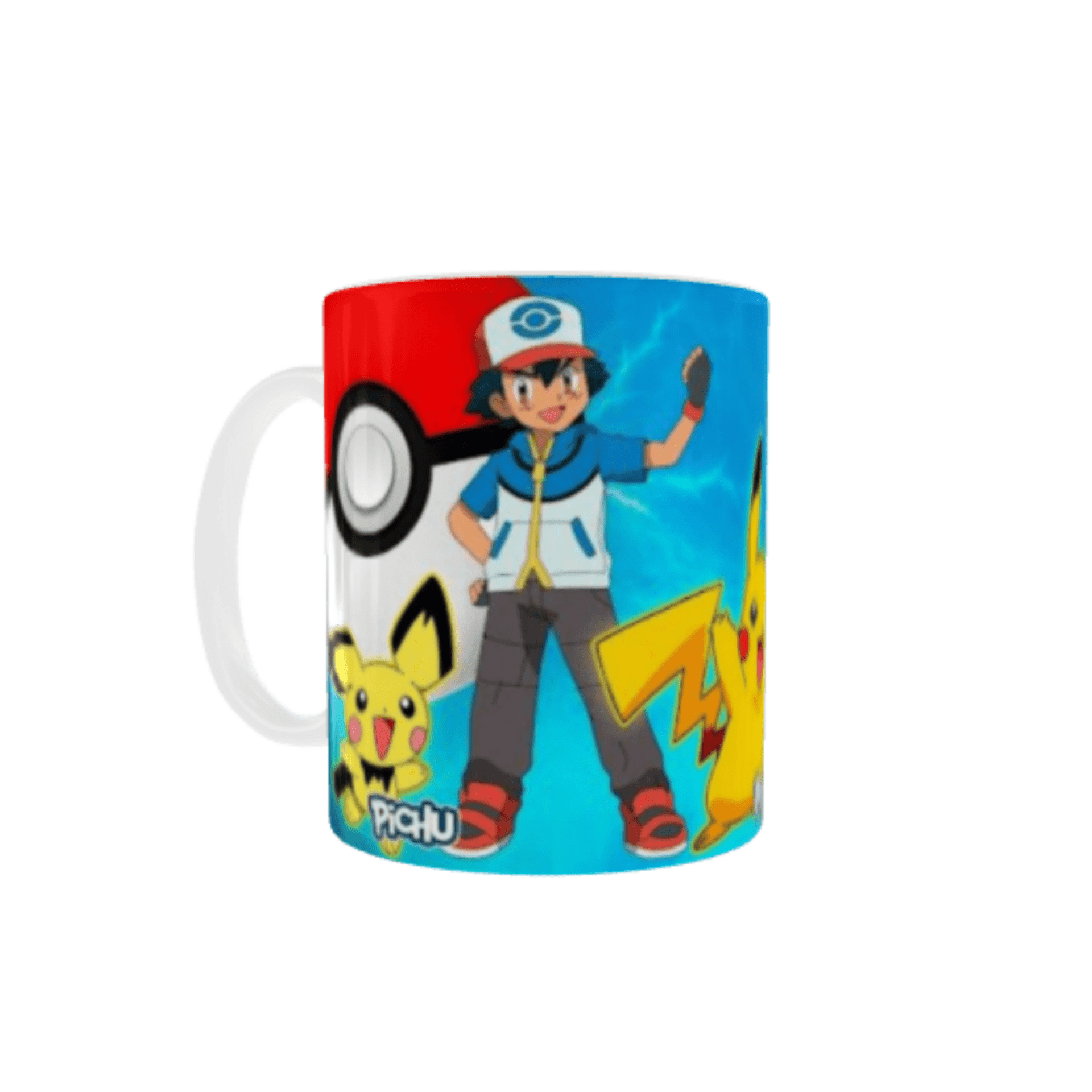 Taza Pokémon – Ash, Pichu, Pikachu y Raichu - 5