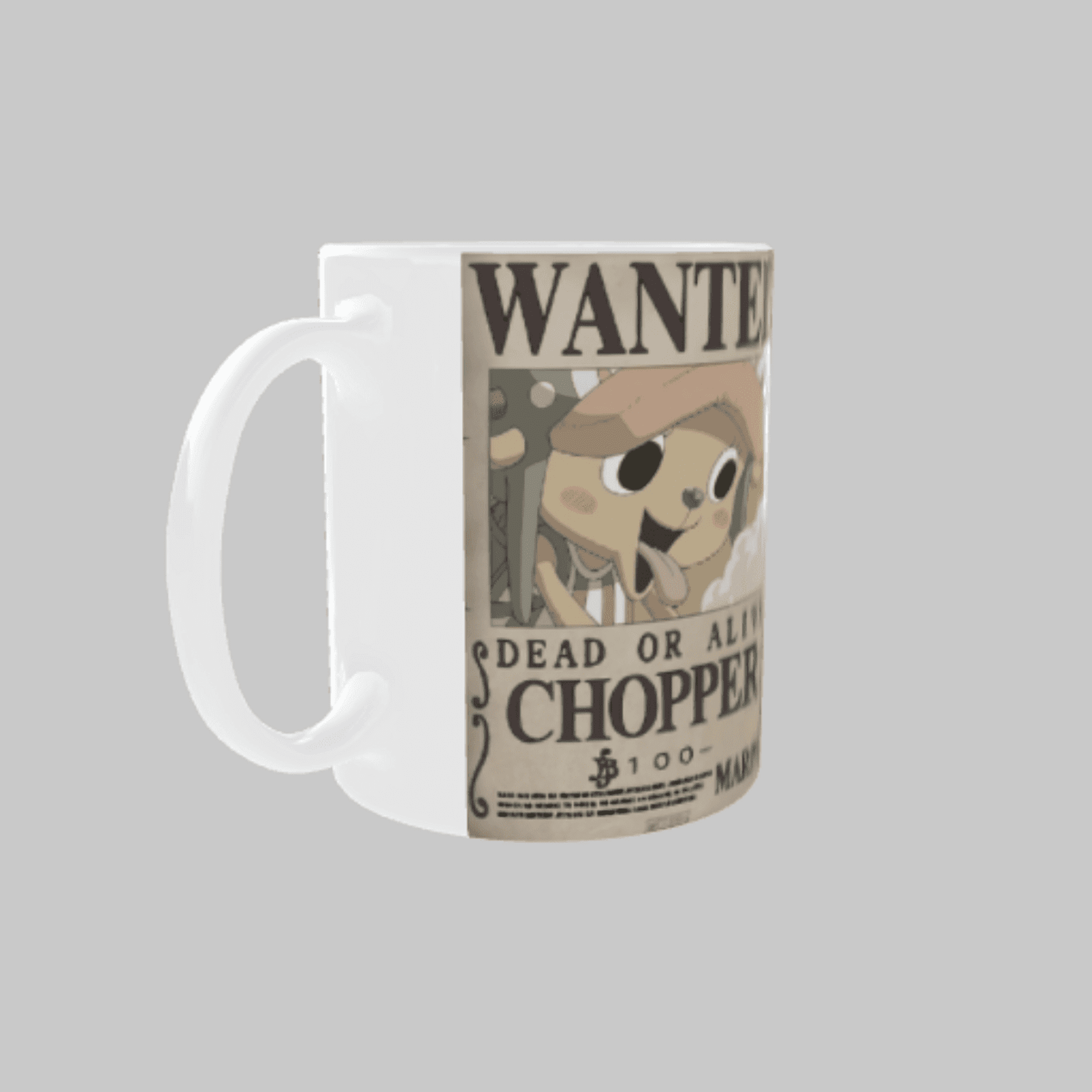 Taza Cartel Wanted Se Busca Chopper – One Piece - 5