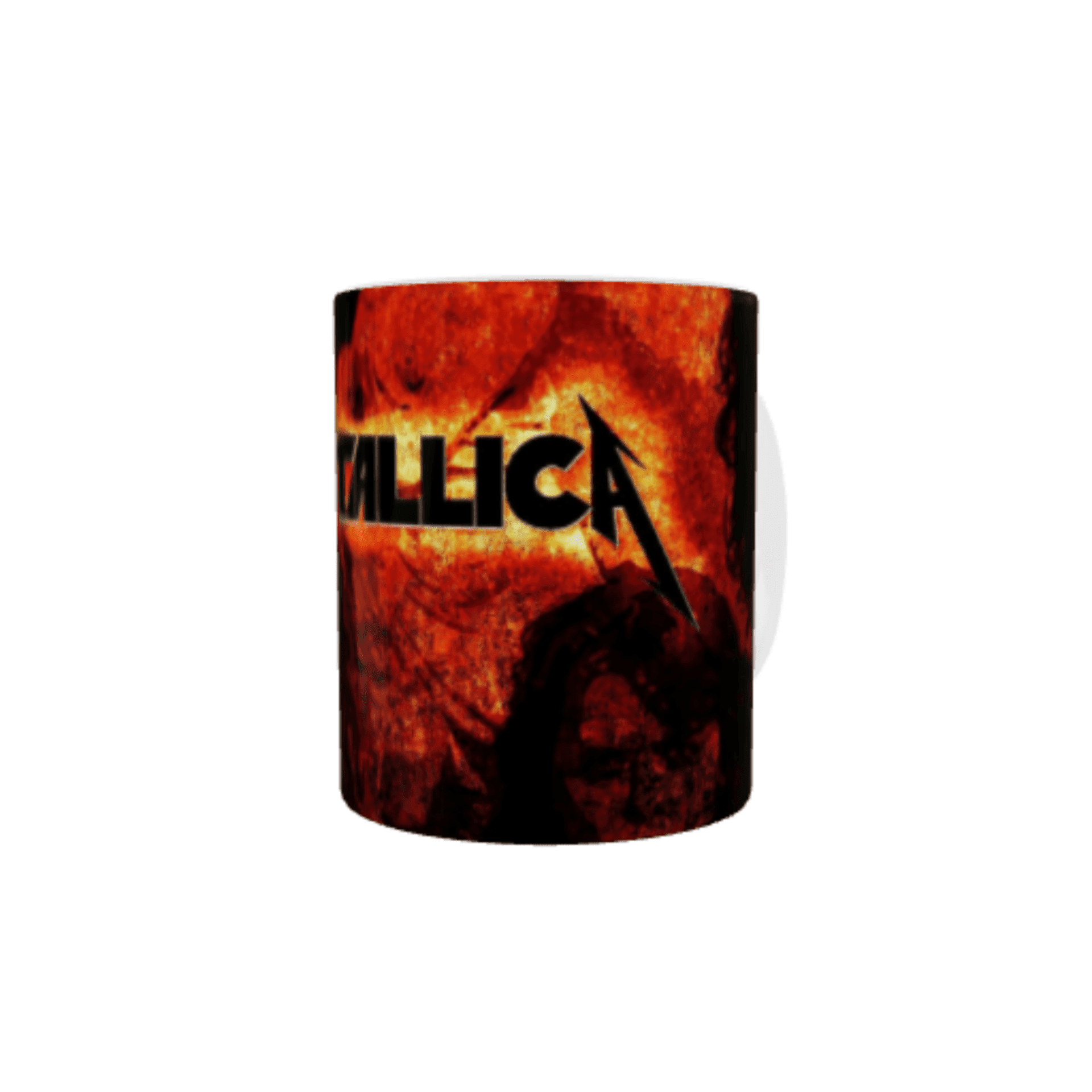 Taza Metallica – Diseño Rockero en Llamas - 2
