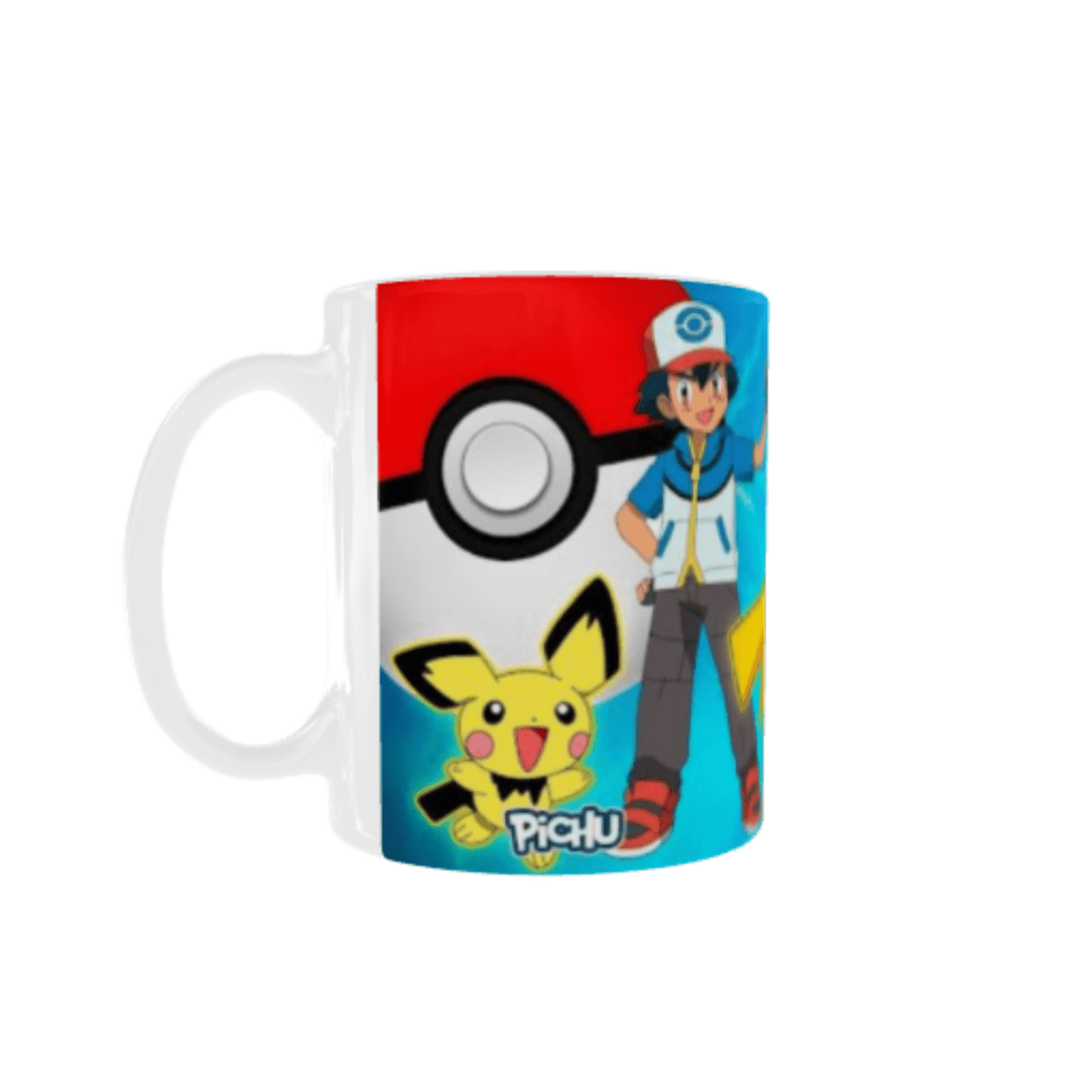 Taza Pokémon – Ash, Pichu, Pikachu y Raichu - 4
