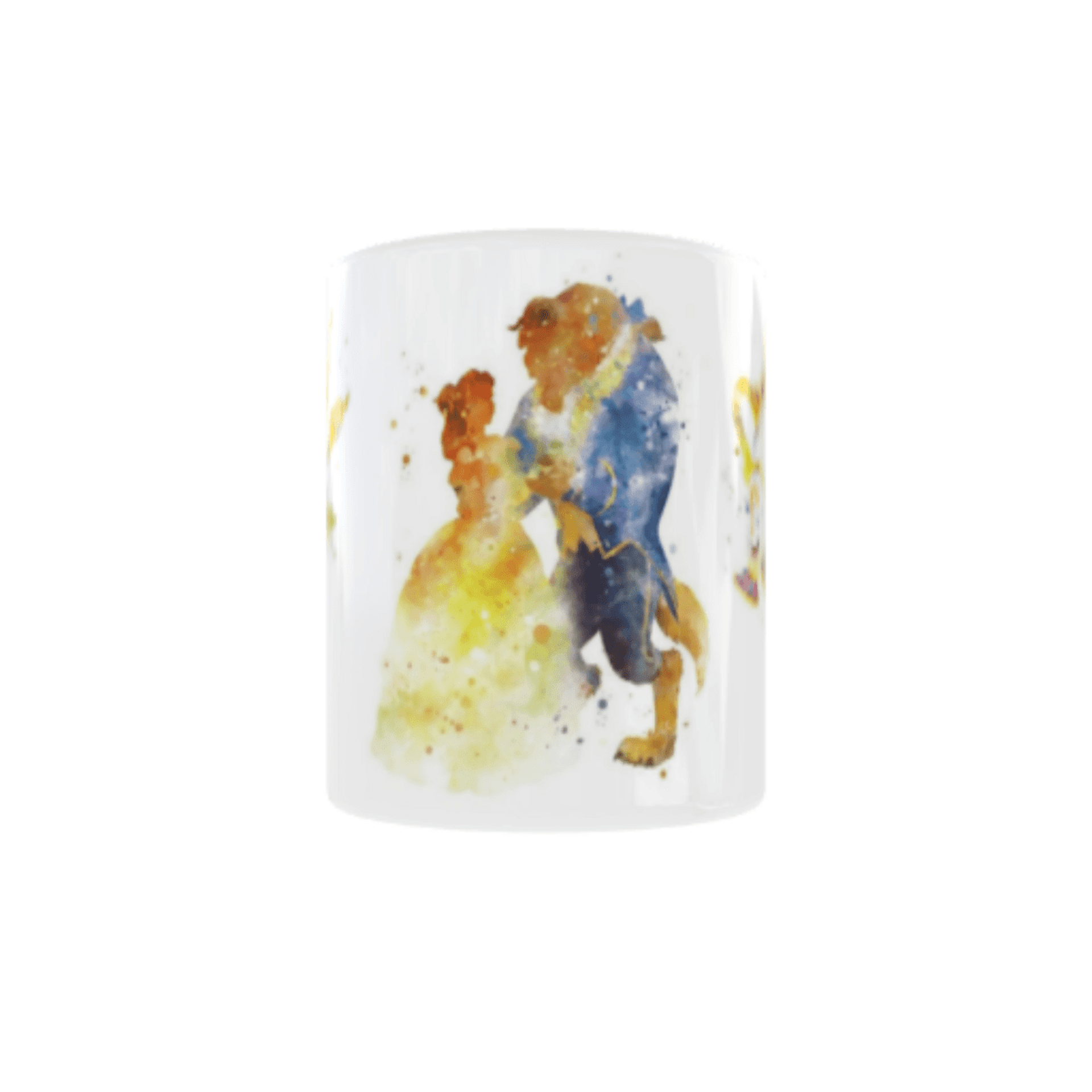 Taza Bella y Bestia Acuarela - 1