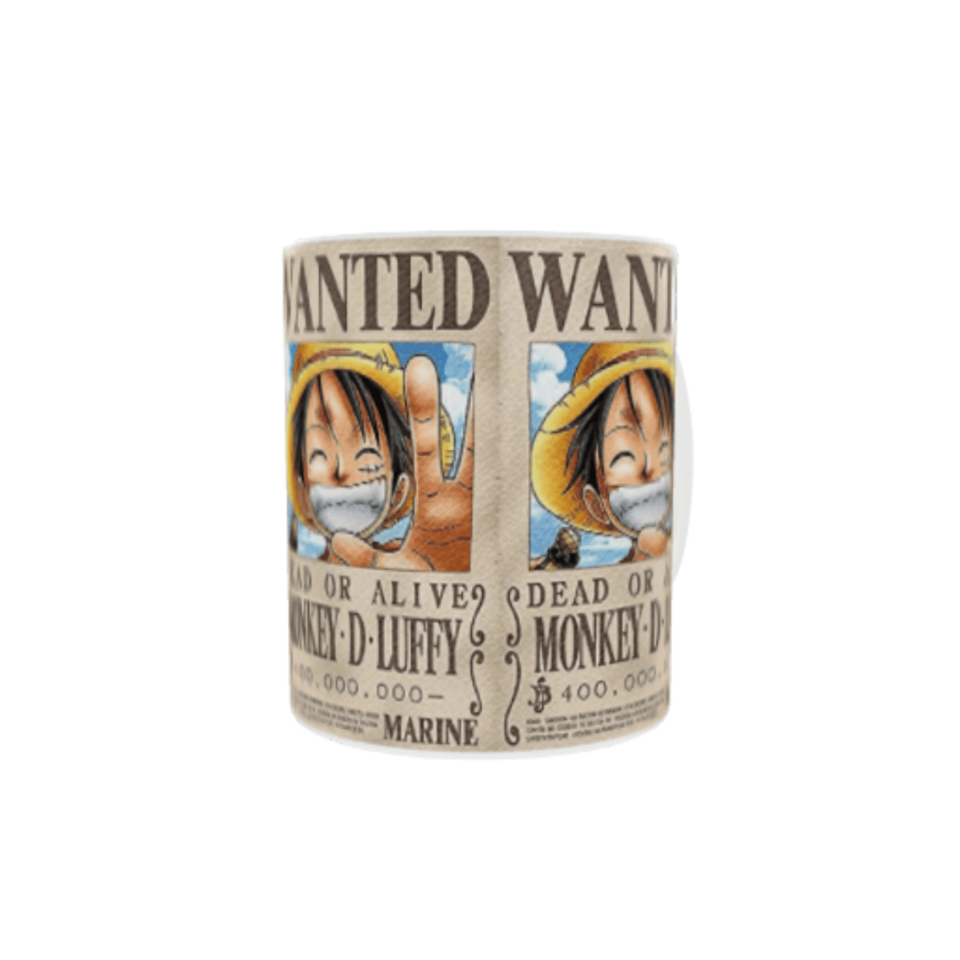 Taza Cartel Wanted – Se Busca Monkey D. Luffy | One Piece - 3