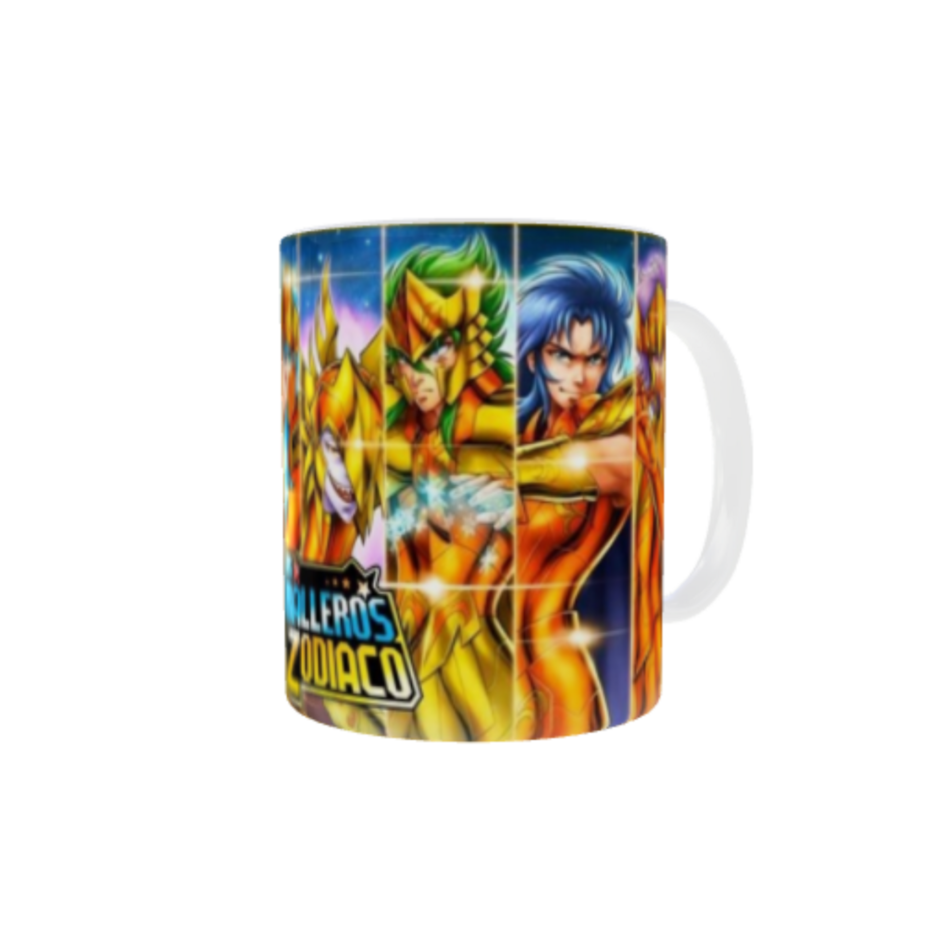 Taza Cerámica Caballeros del Zodiaco – Armaduras de Oro - 2