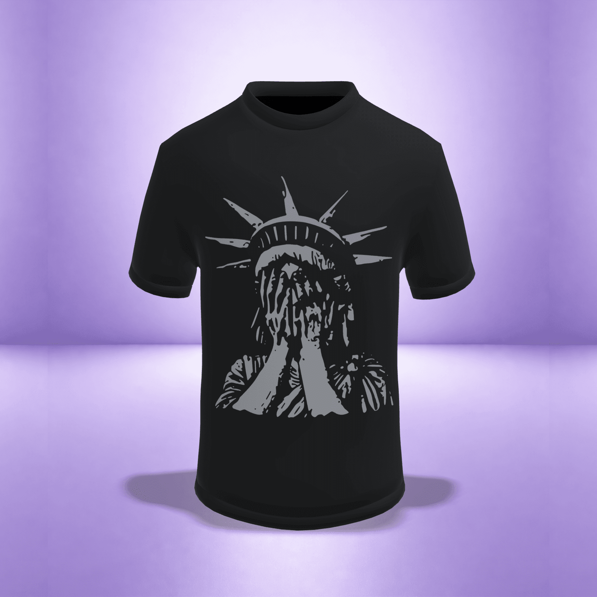 Camiseta Estatua Libertad Streetwear 100% Algodón | Diseño Urbano Minimalista | - 3