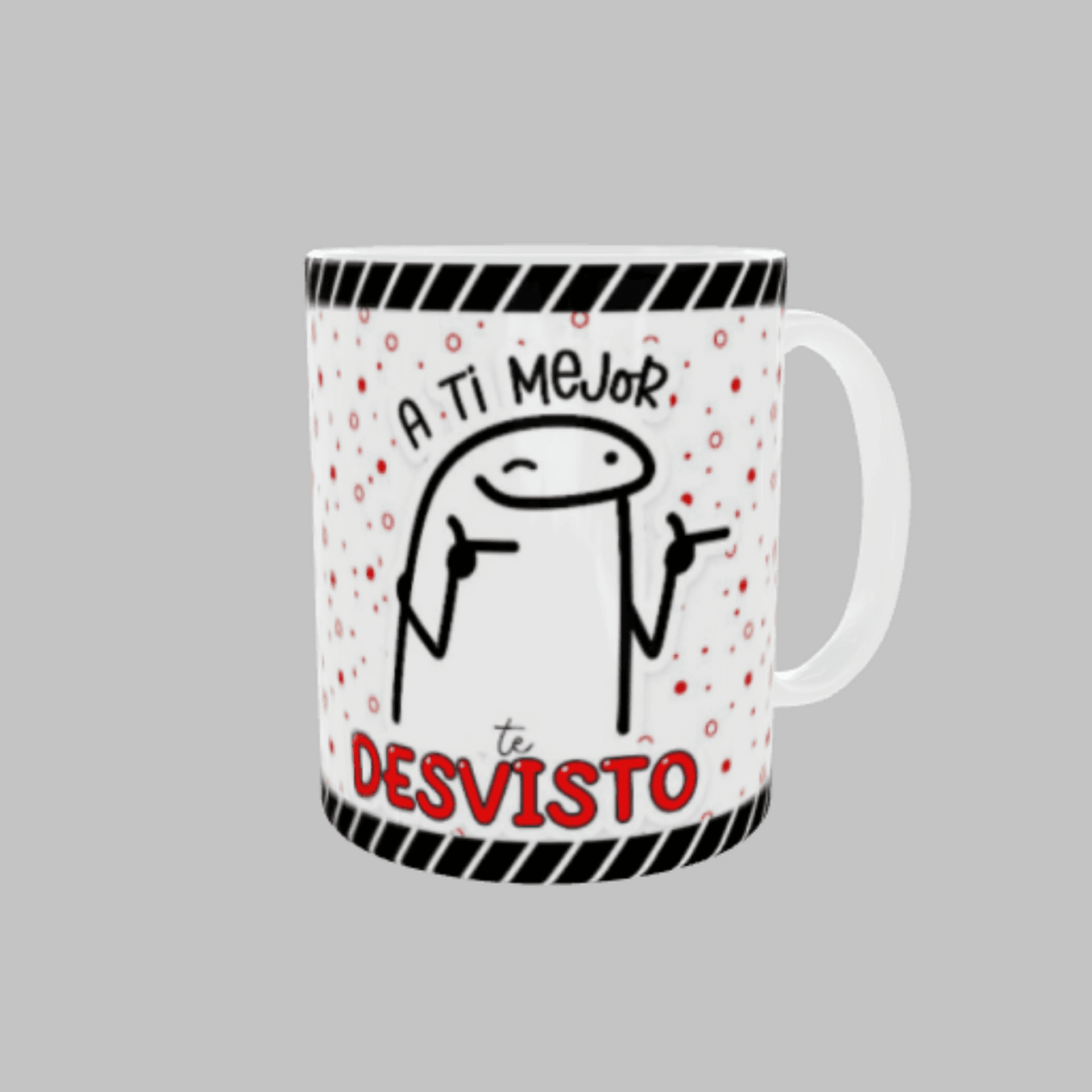 Taza Flork “A Ti No Te Dejo en Visto, a Ti Mejor Te Desvisto” - 2