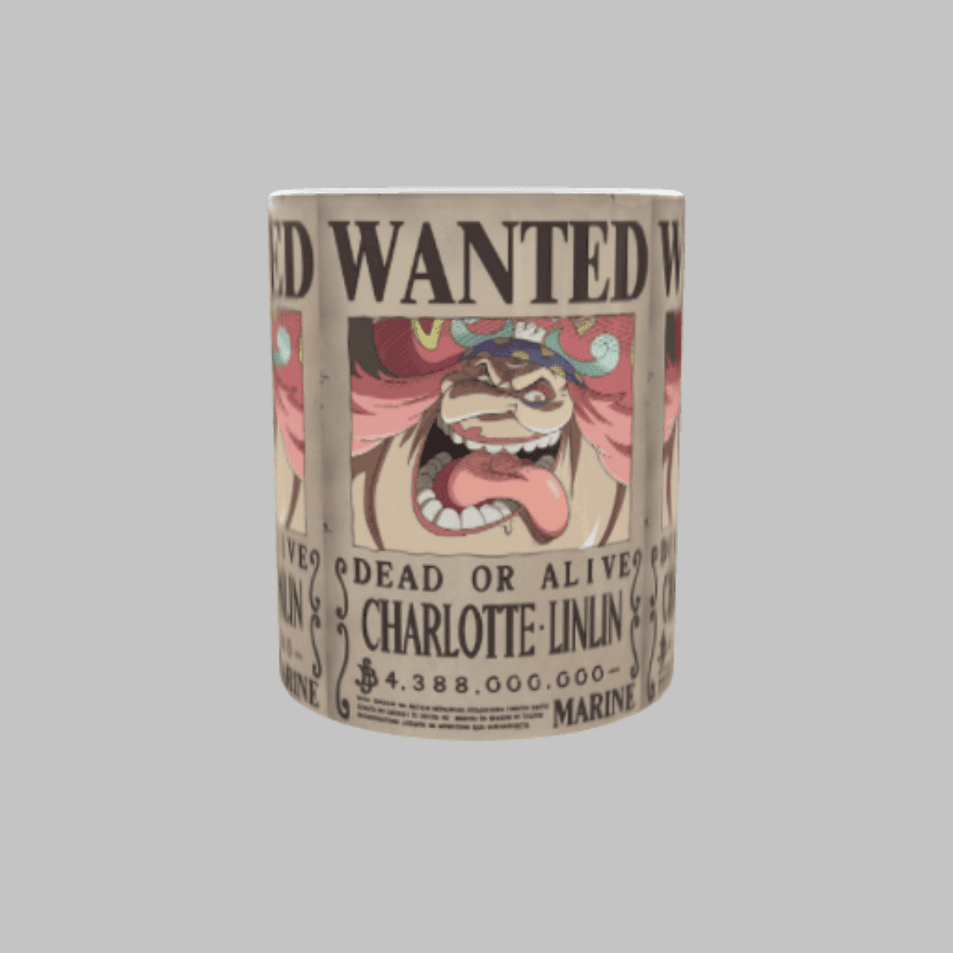 Taza Cartel Wanted – Charlotte Linlin "Big Mom" | One Piece - 2