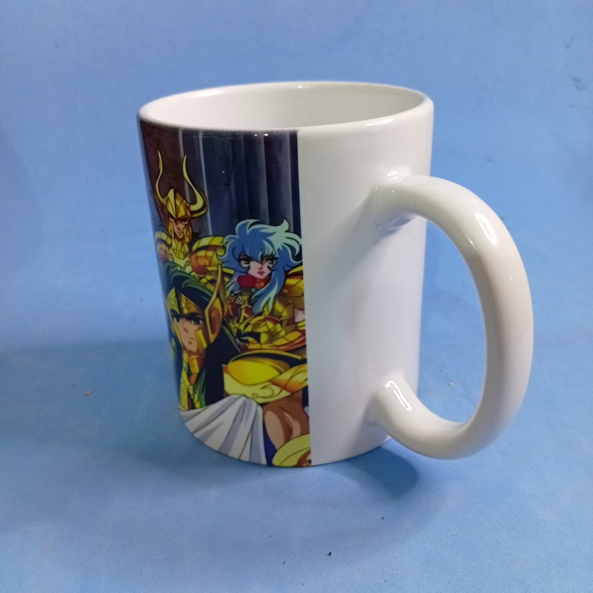 Taza Caballeros del Zodiaco Con Armadura de Oro - 5