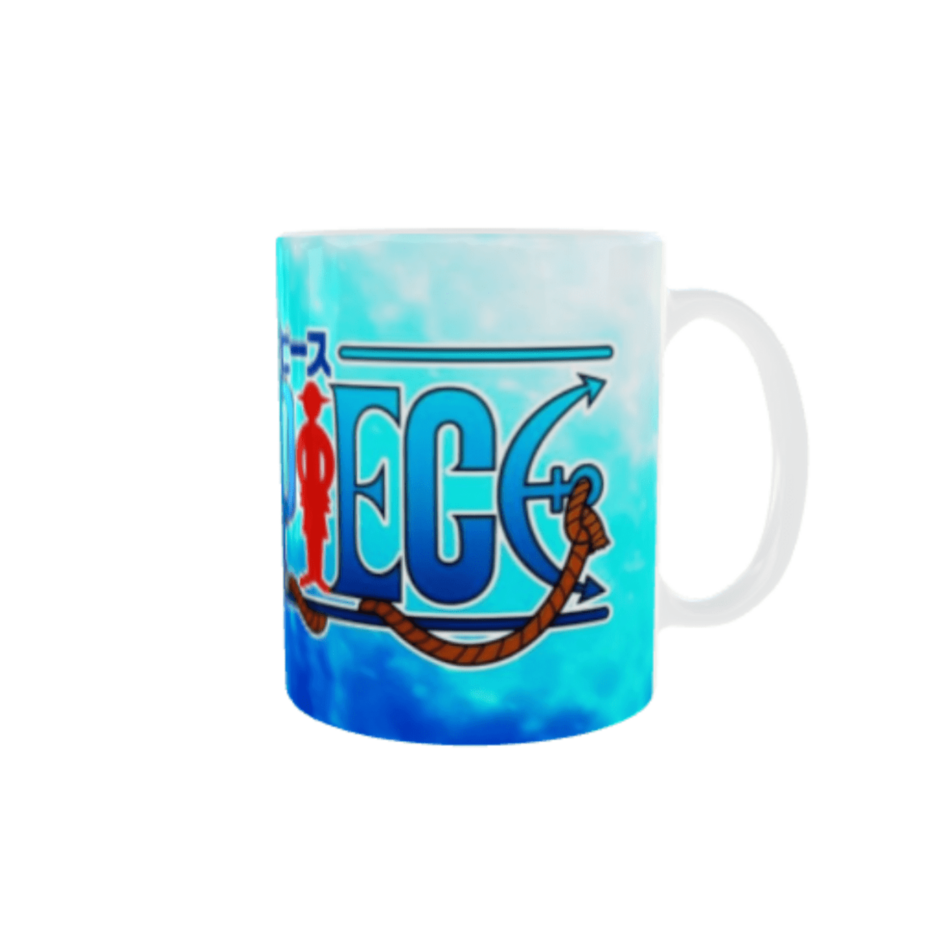 Taza Logo One Piece Fondo Azul - 5