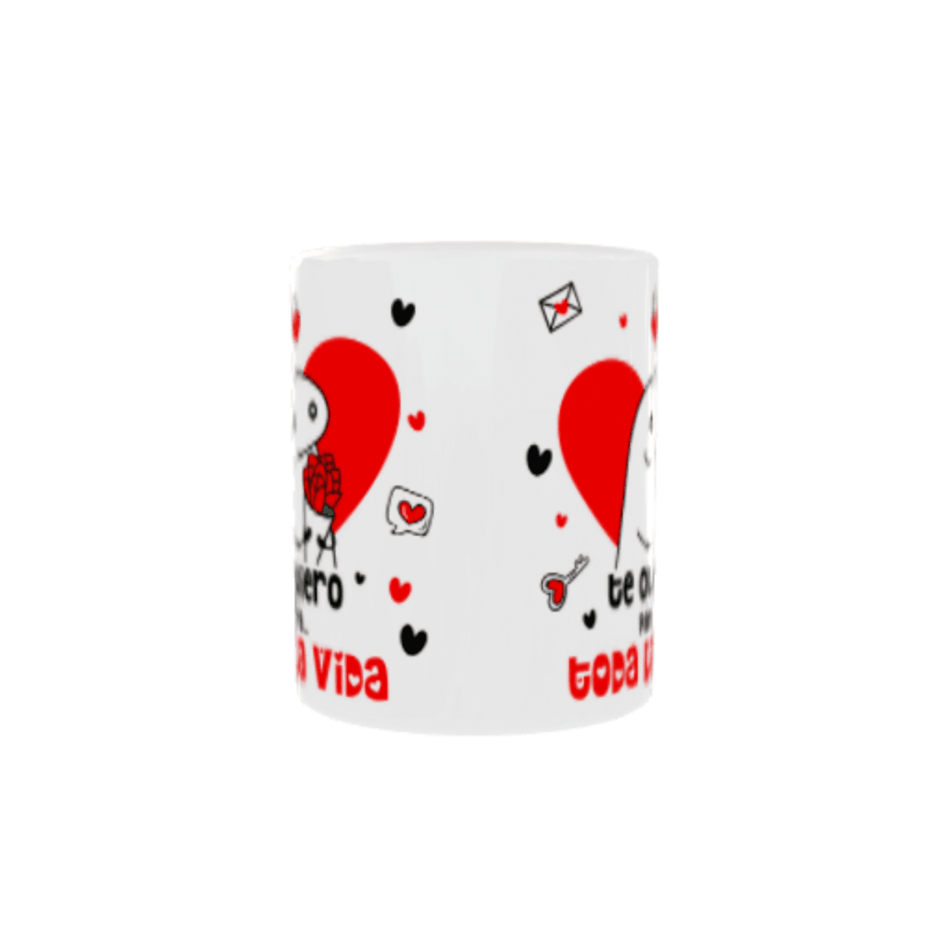 Taza Flork “Te Quiero Para... Toda la Vida” – Amor, Risas y Café - 3