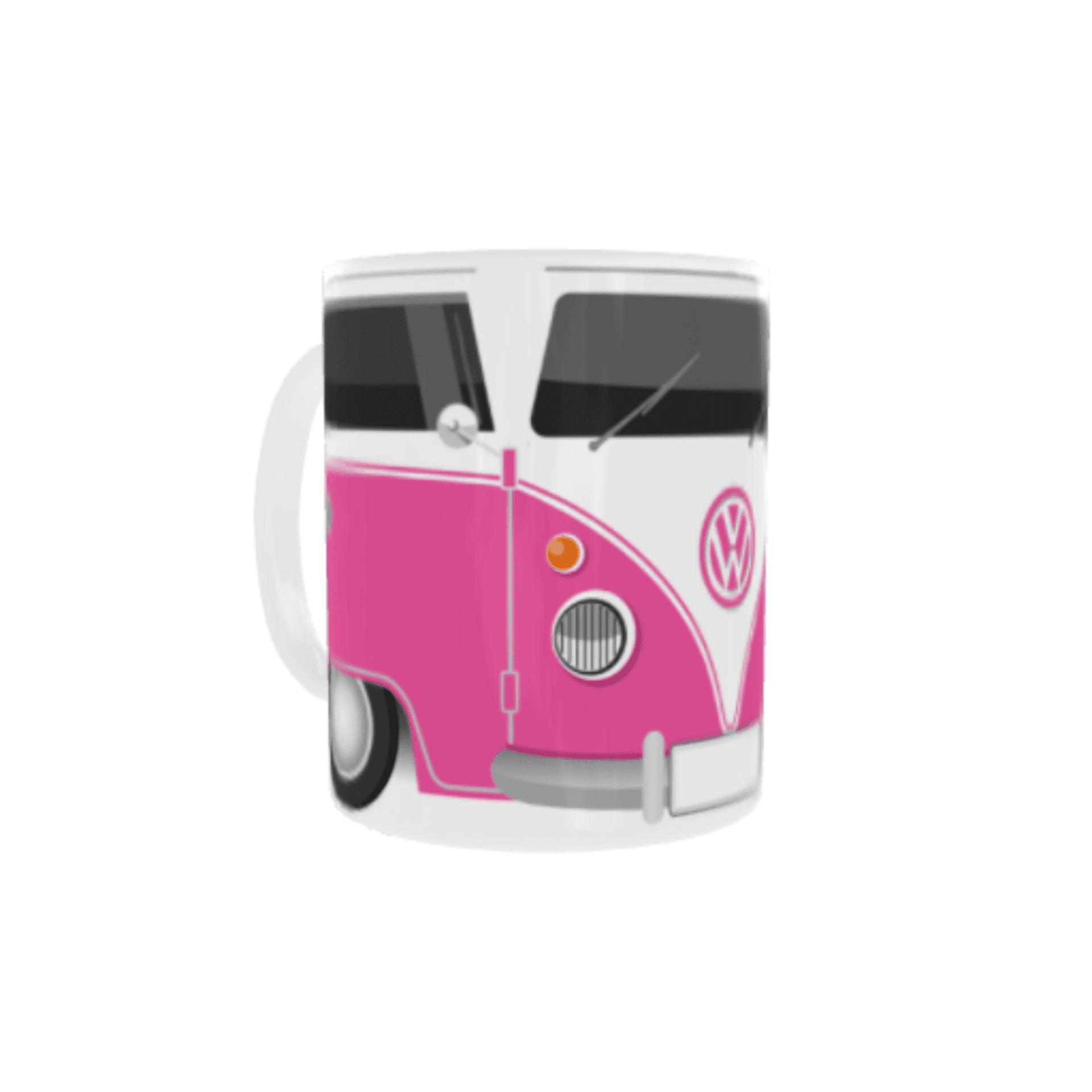 Taza Furgoneta Volkswagen Hippie Rosa VW - 5