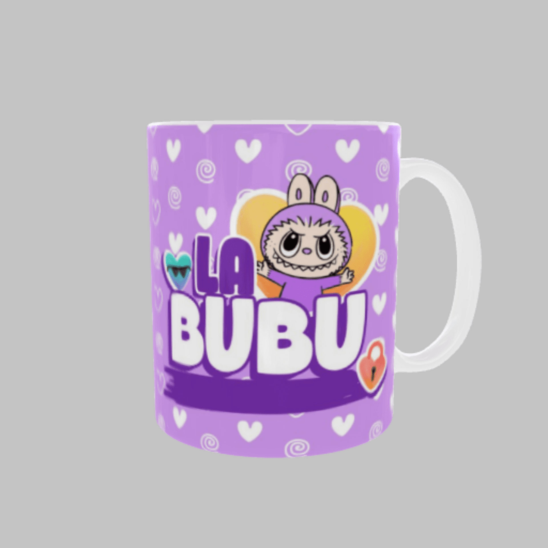 Taza Labubu con Corazones - 3