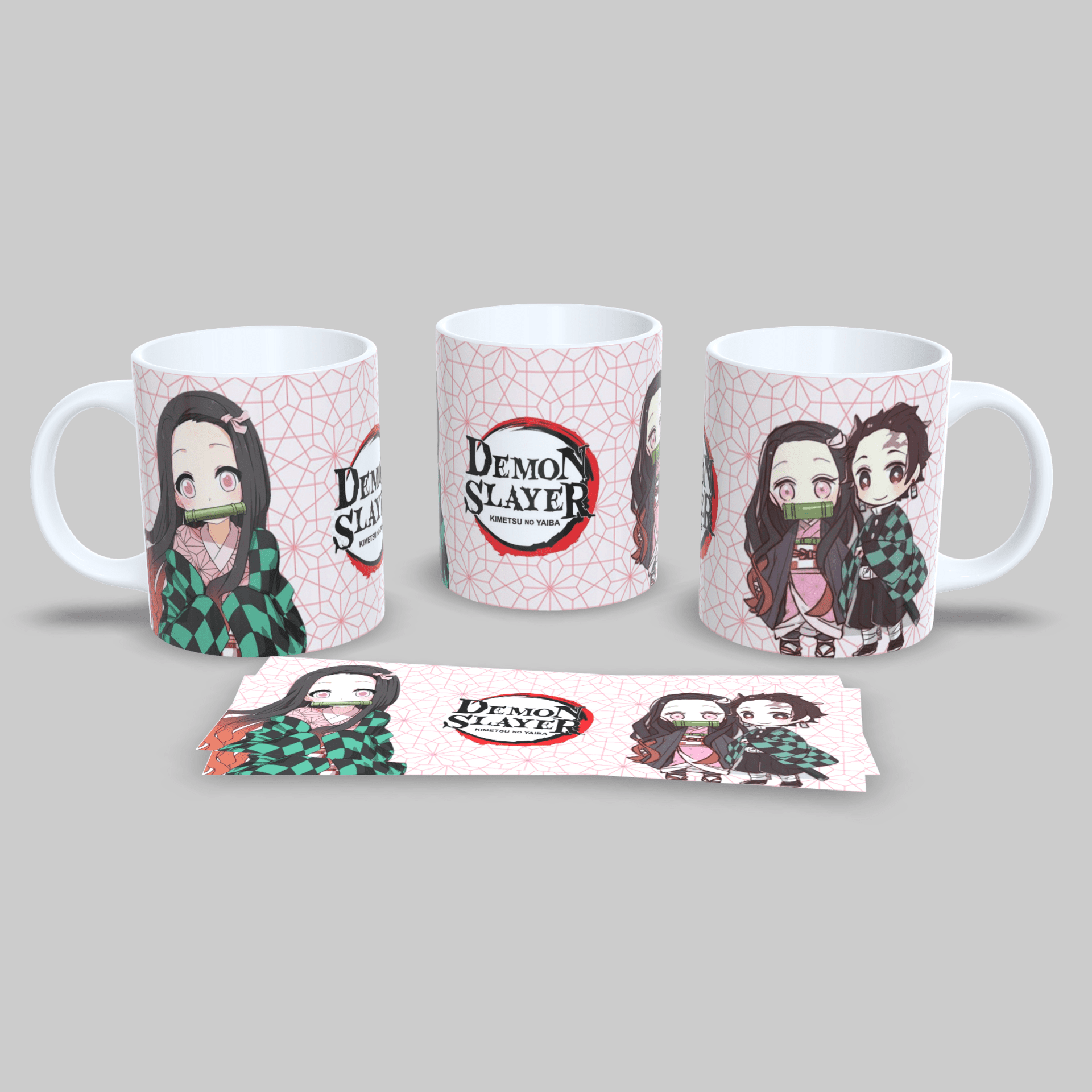 Taza Tanjiro y Nezuko – Demon Slayer – Mug anime - 1