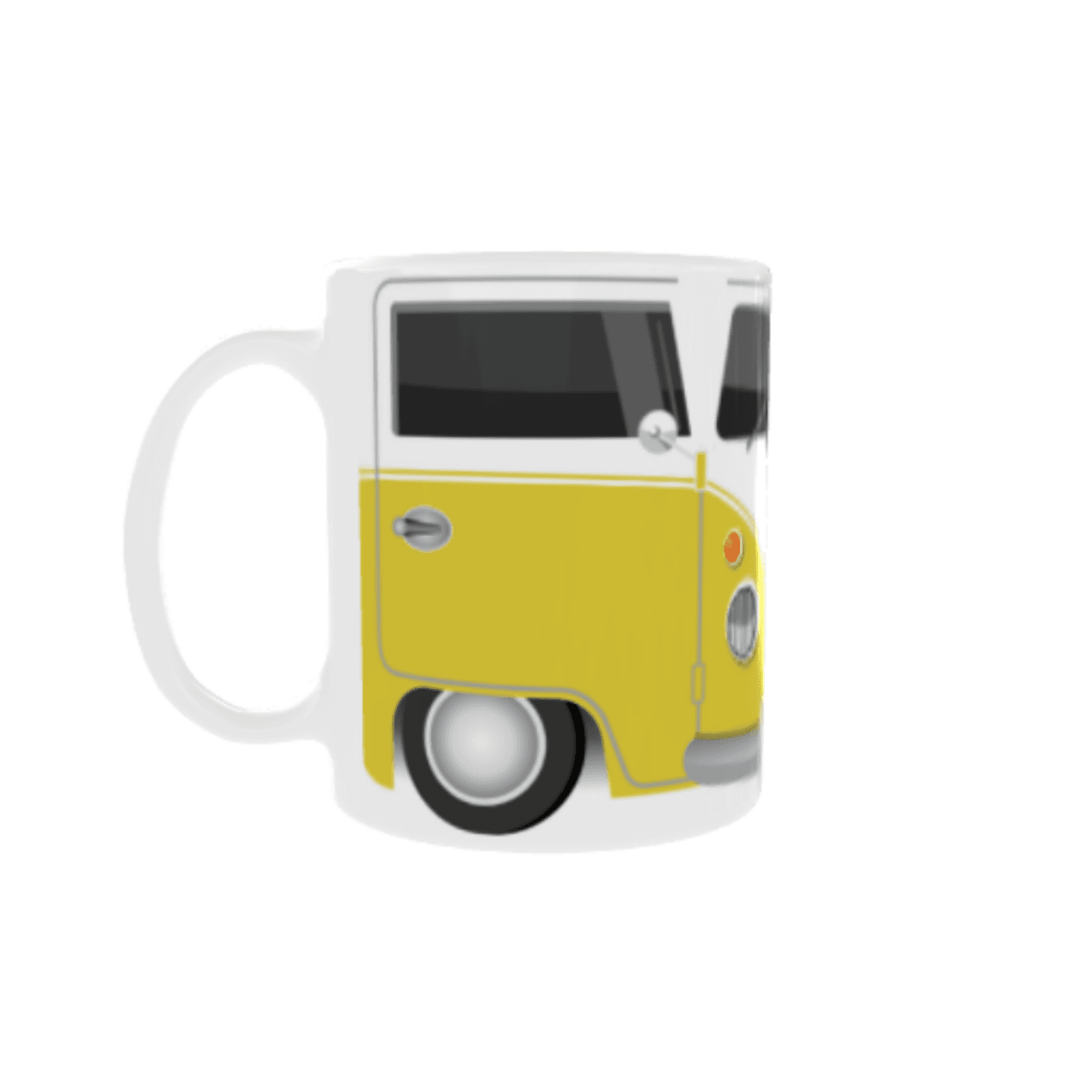 Taza Furgoneta Volkswagen Hippie Amarilla VW - 4
