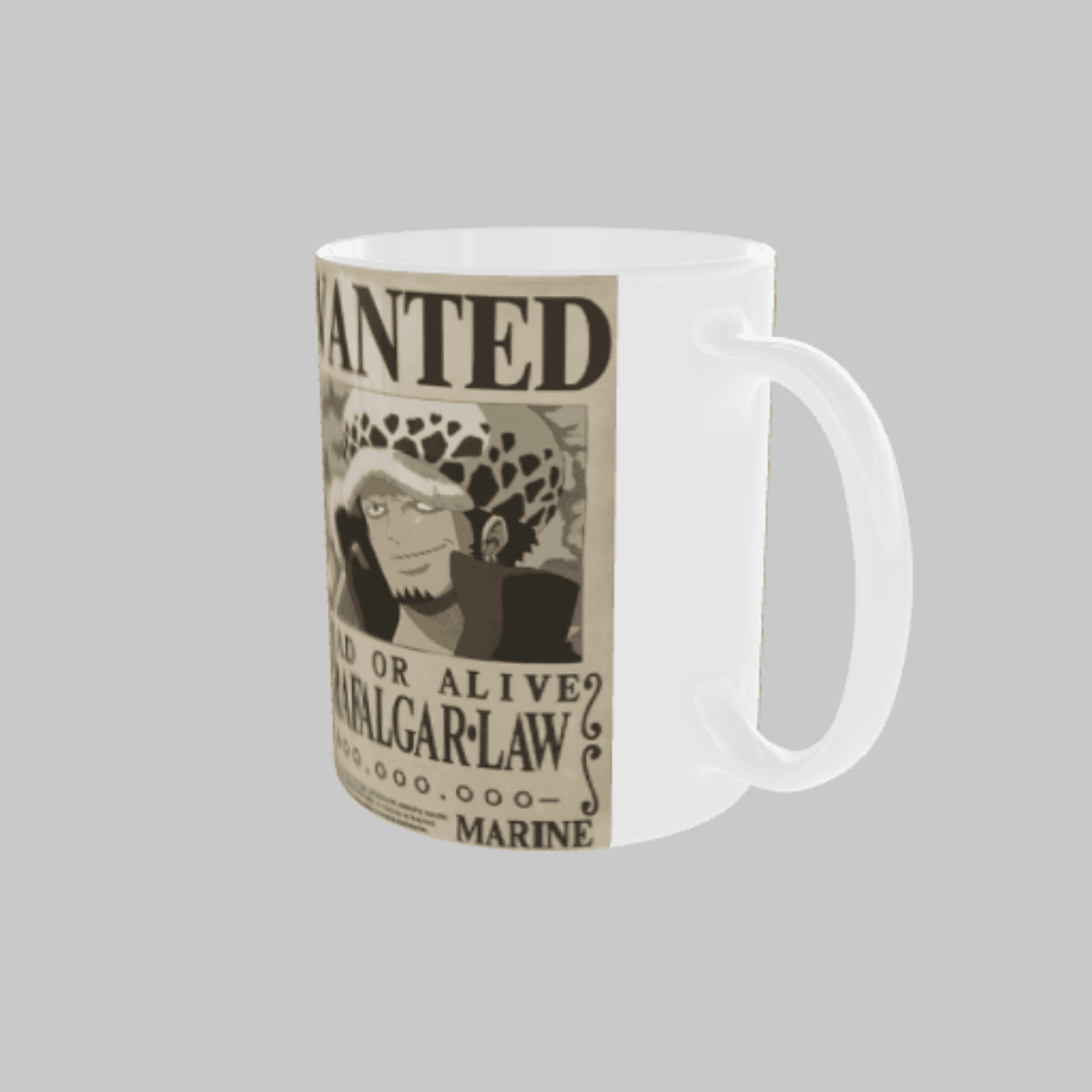 Taza "Wanted Se Busca Trafalgar Law" – One Piece - 4