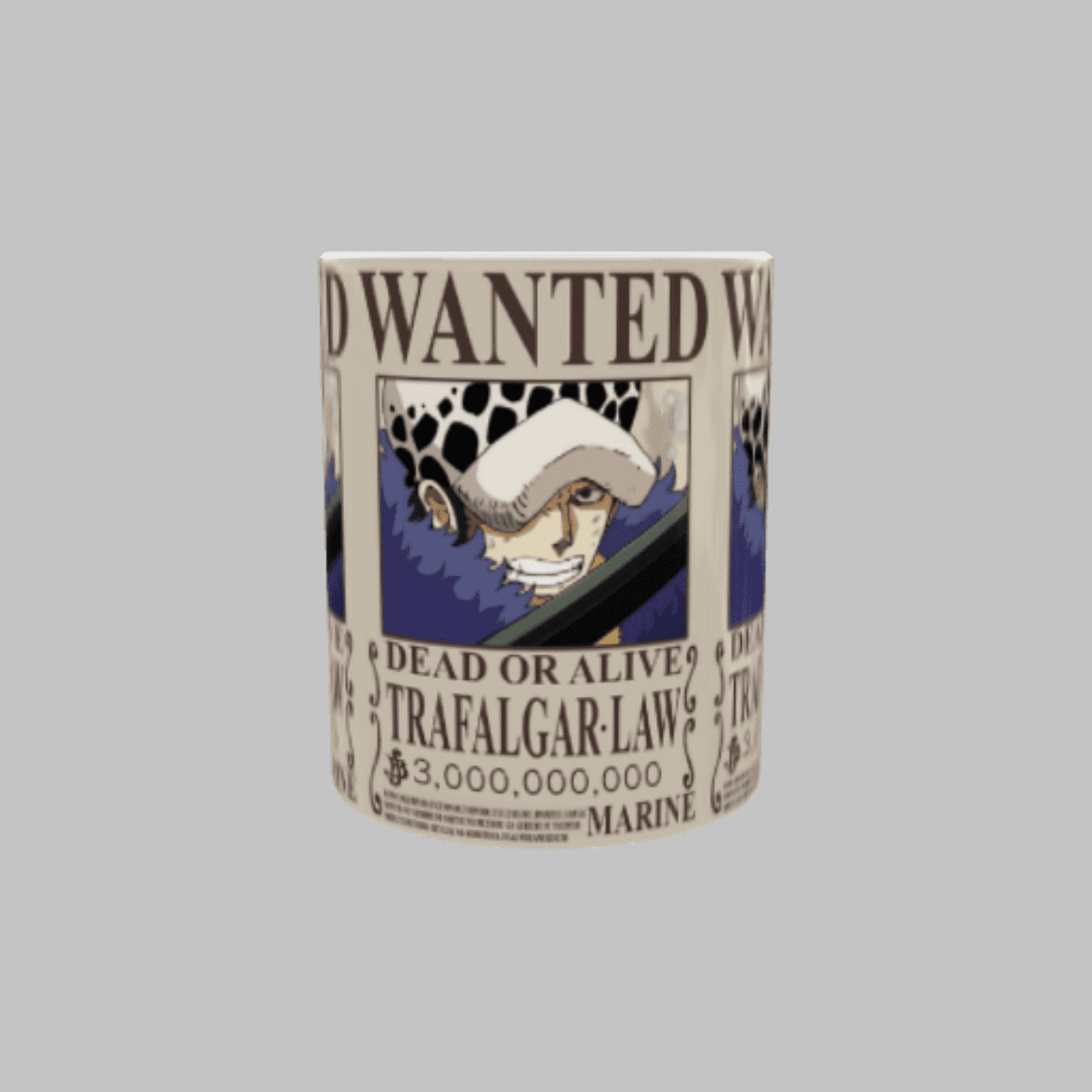 Taza "Wanted Se Busca Trafalgar Law – One Piece – Nueva Recompensa" - 2
