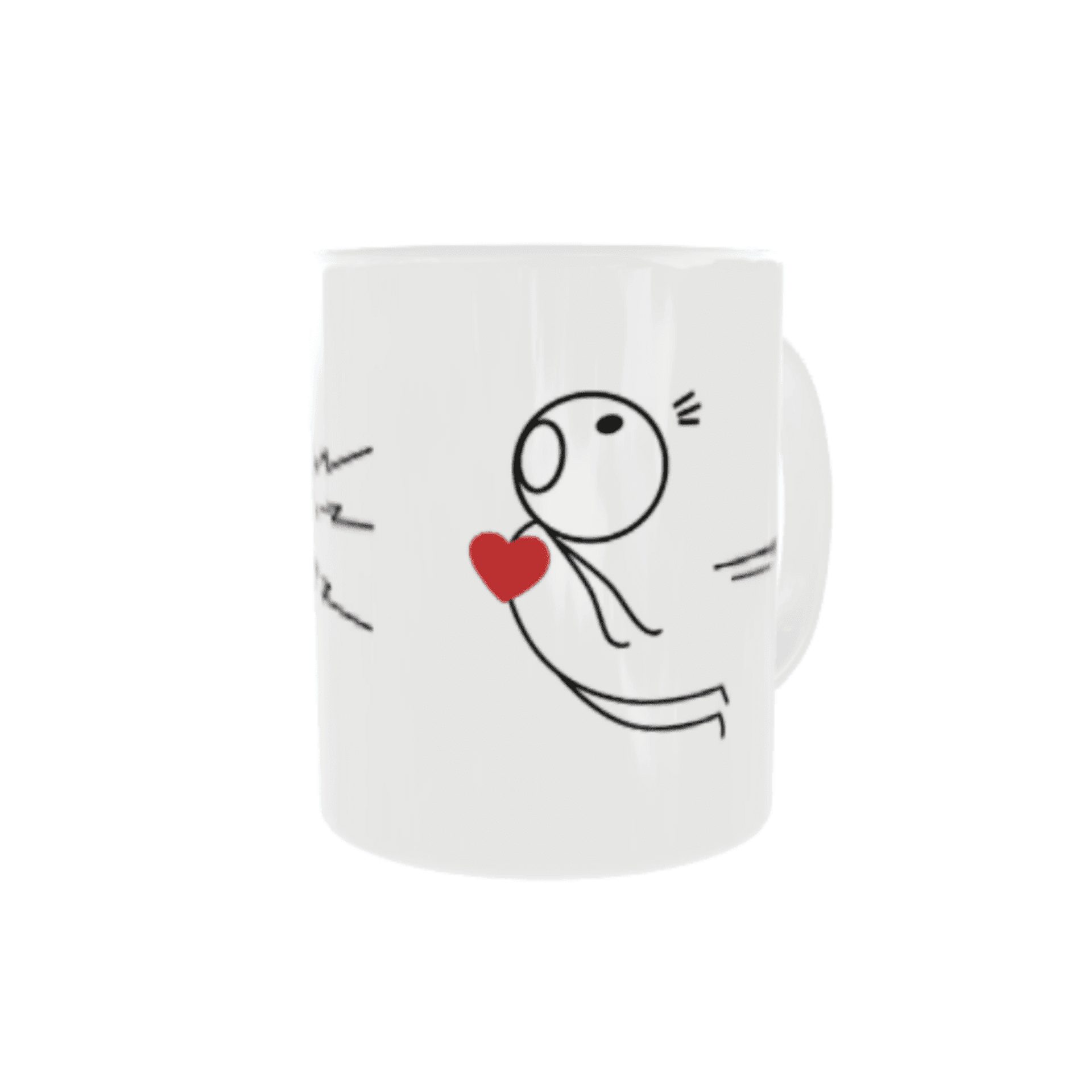 Taza “Imán del Amor” – Atraes Corazones, y Café También - 4