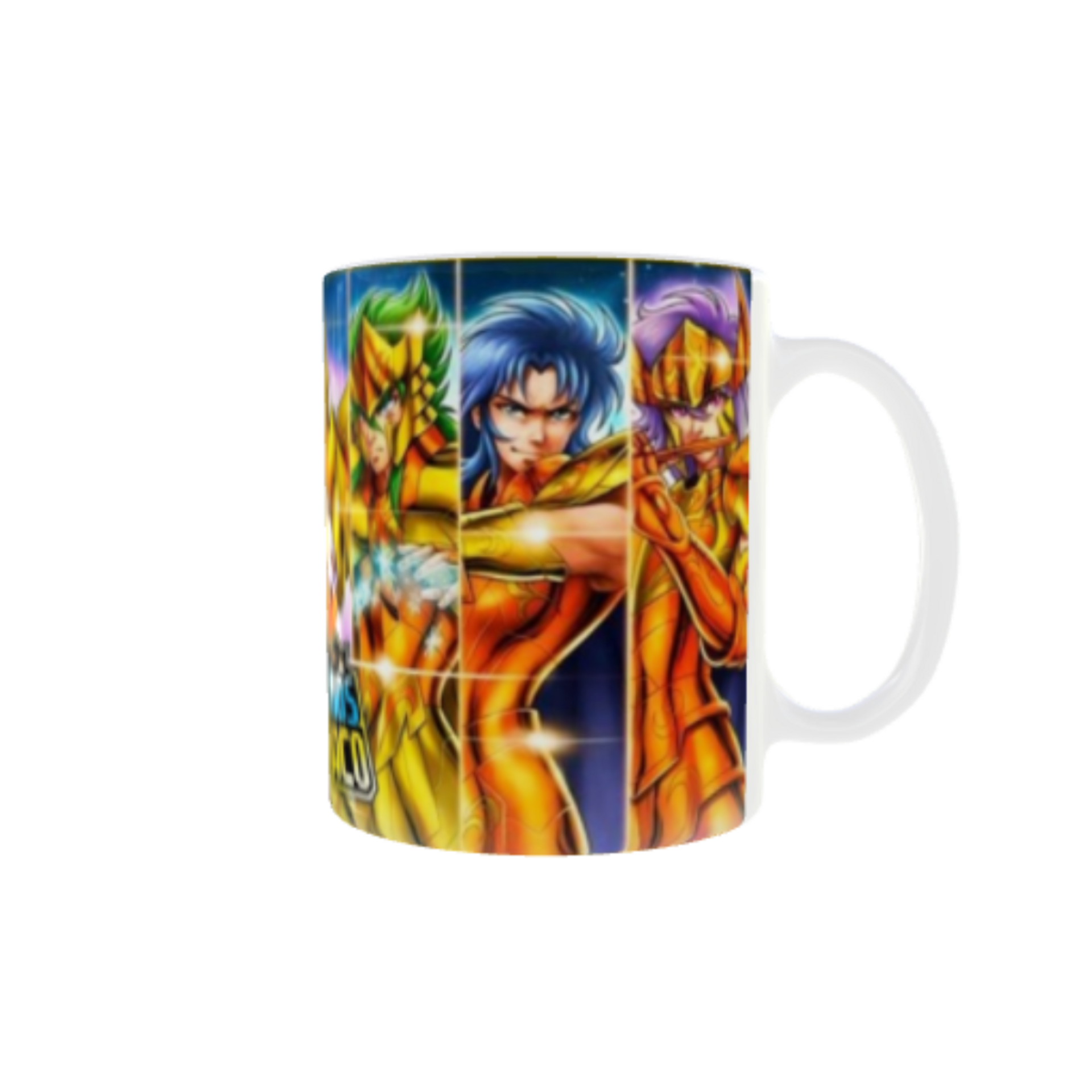 Taza Cerámica Caballeros del Zodiaco – Armaduras de Oro - 3