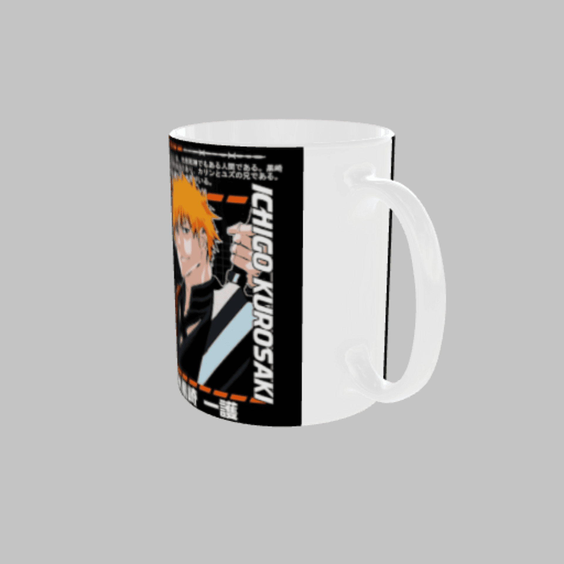 Taza Ichigo Kurosaki | Bleach | Taza de Cerámica Anime | Shinigami - 4