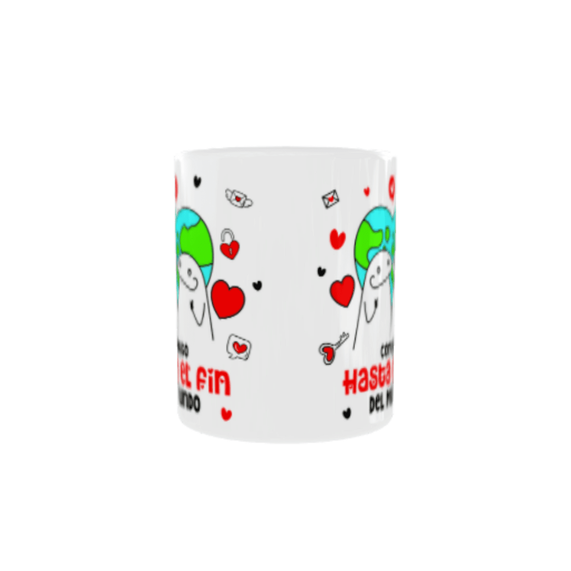 Taza Flork “Contigo Hasta el Fin del Mundo” – Amor en Clave de Meme - 4